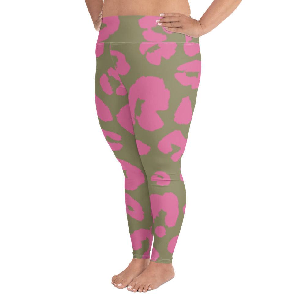 All-Over Print Plus Size Leggings Unisex Activewear Adult/Teen