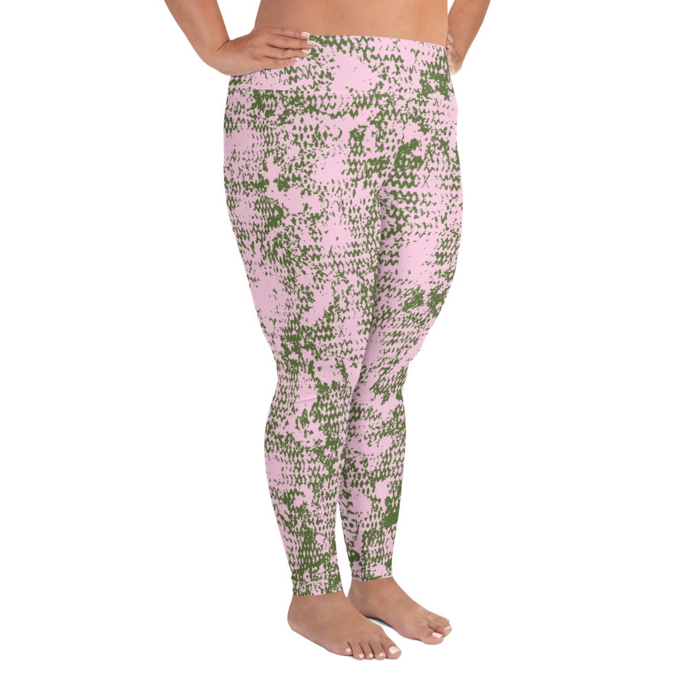 All-Over Print Plus Size Leggings Unisex Activewear Adult/Teen