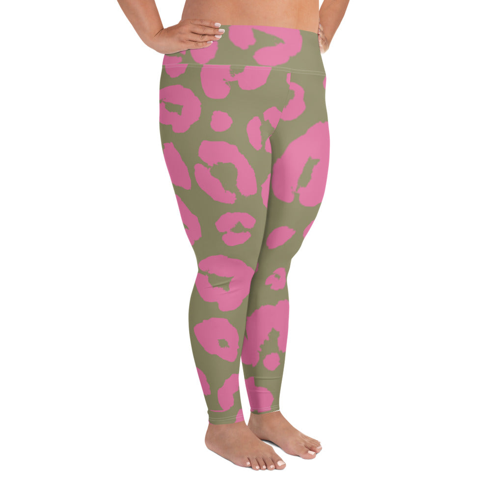 All-Over Print Plus Size Leggings Unisex Activewear Adult/Teen