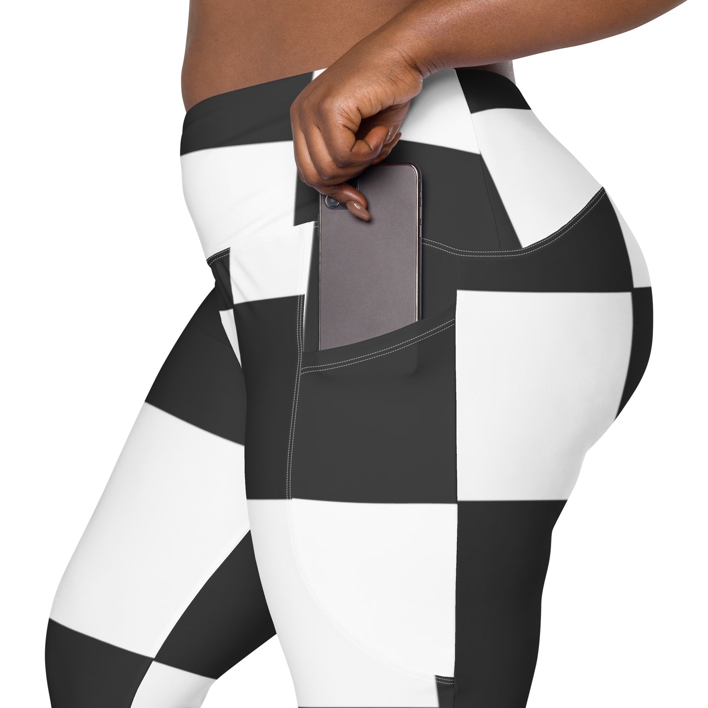 Crossover leggings with pockets Has Matching Top Sold Separate XXS to 6XL Adult/Teen Activewear