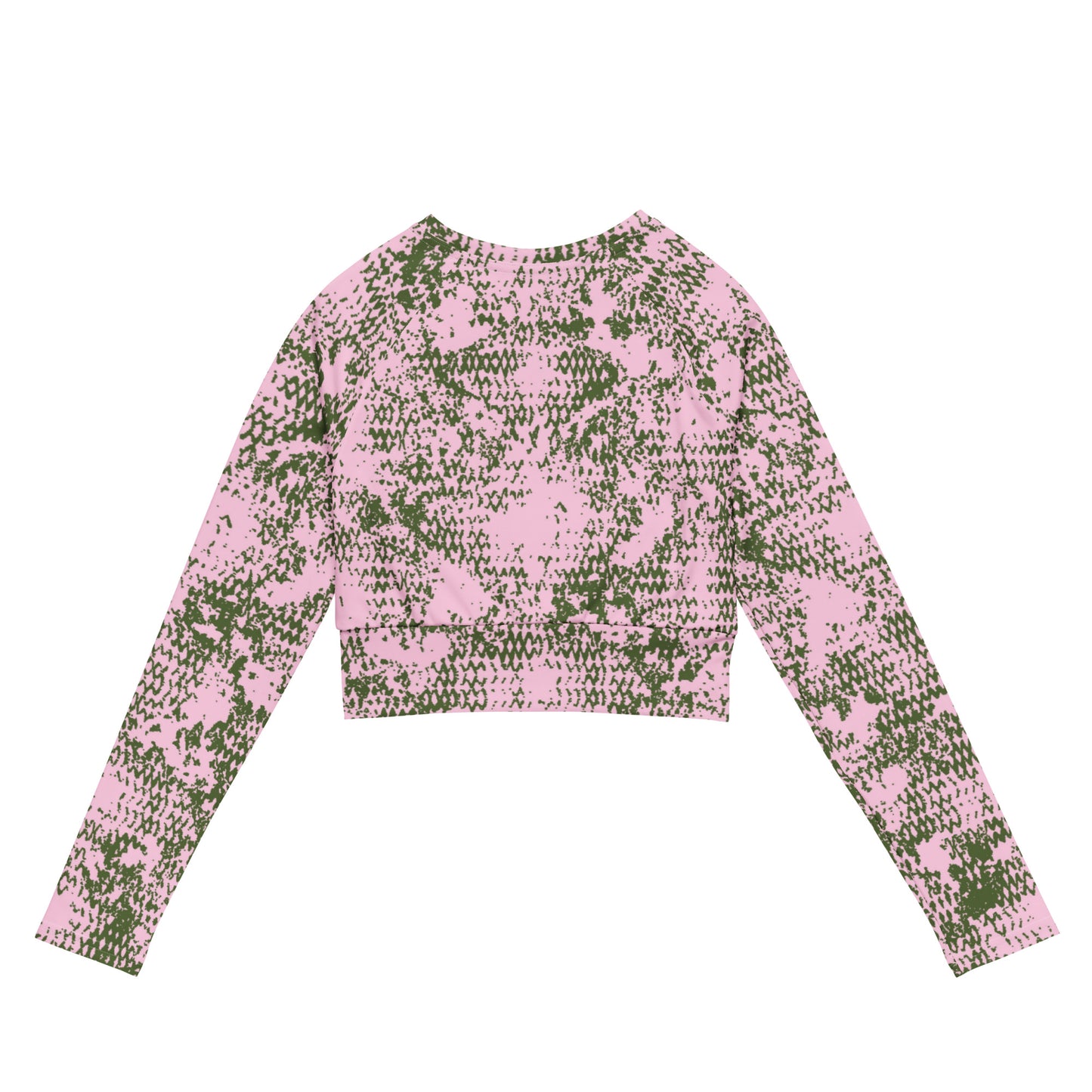 Recycled long-sleeve crop top Up To 6XL Unisex Adult Activewear Has Matching Pants Sold Separate