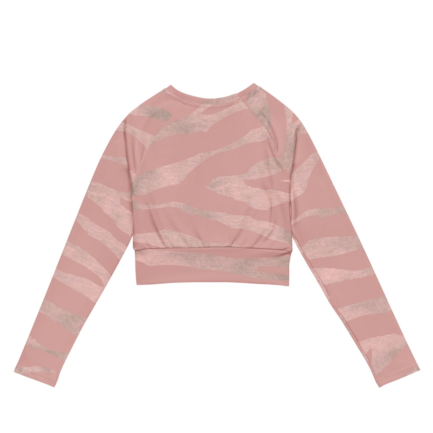 Recycled long-sleeve crop top Up To 6XL Unisex Adult Activewear Has Matching Bottoms Sold Separate
