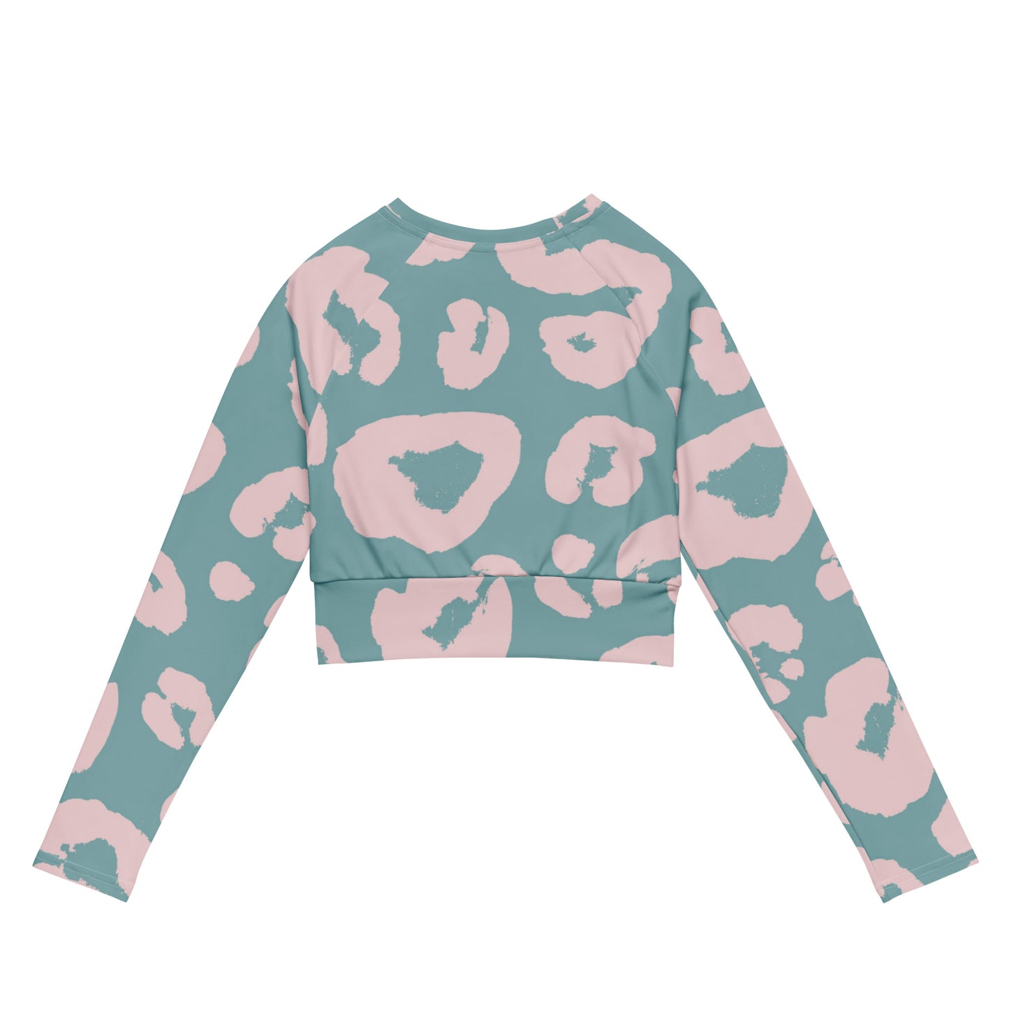 Recycled long-sleeve crop top Up To 6XL Unisex Adult Activewear Has Matching Bottoms Sold Separate