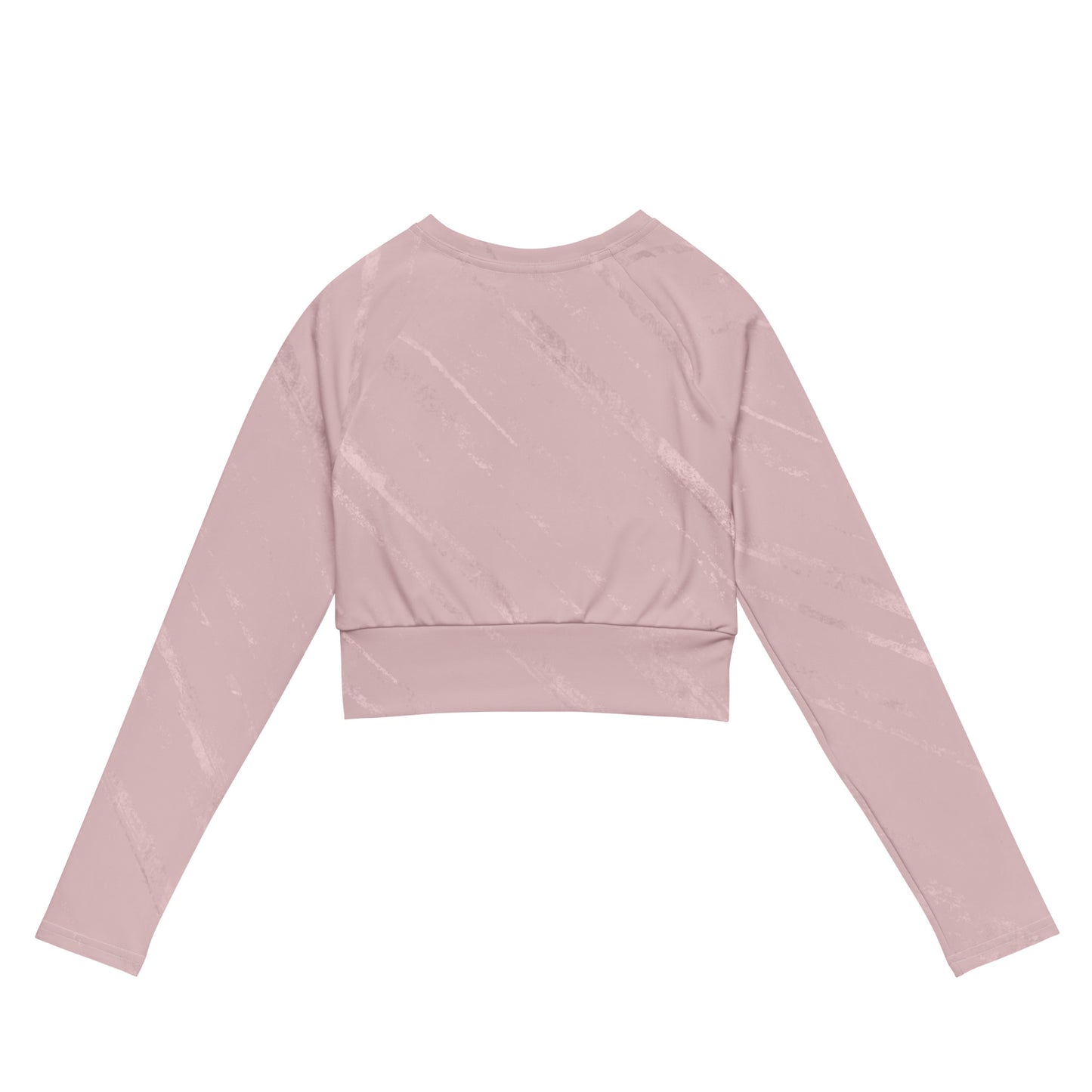 Recycled long-sleeve crop top Up To 6XL Unisex Adult Activewear Has Matching Bottoms Sold Separate