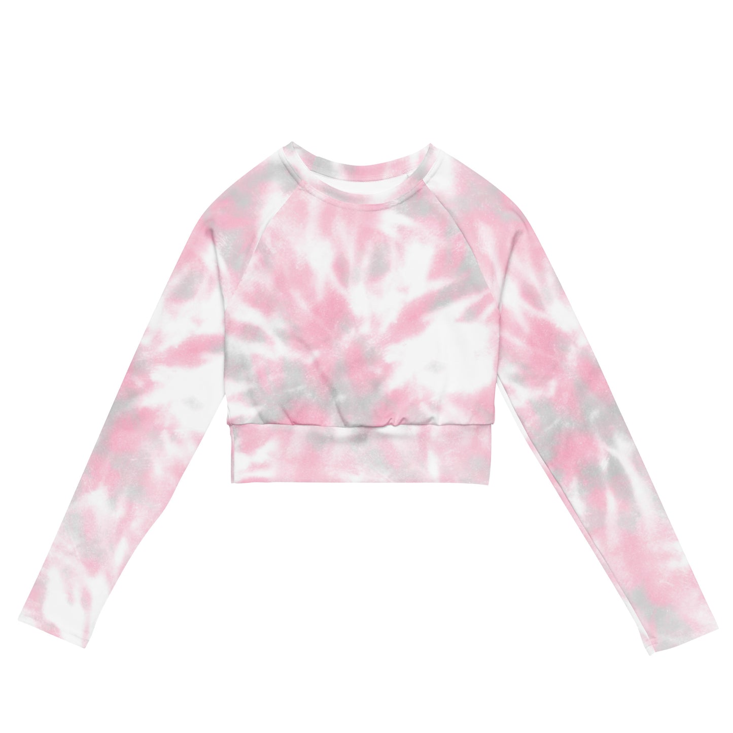 Recycled long-sleeve crop top Up To 6XL Unisex Adult Activewear Has Matching Bottoms Sold Separate