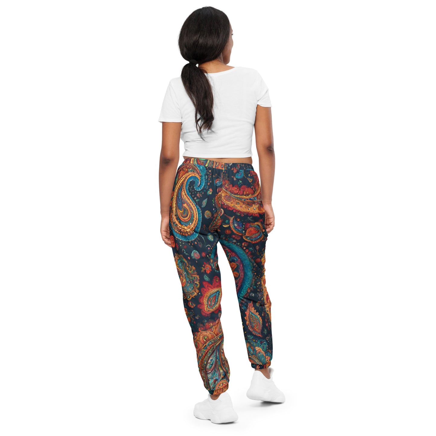 Unisex track pants Activewear Adult Navy Blue Rust Teal in Color Design