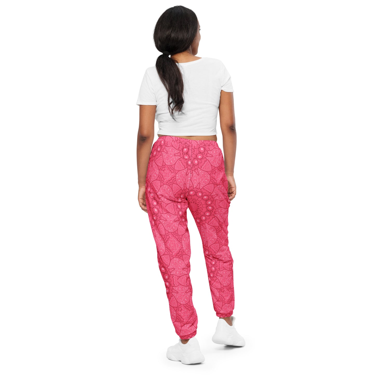 Unisex track pants Activewear Adult Rich Pink in Color