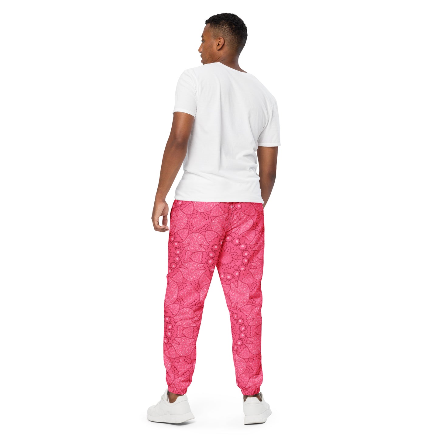 Unisex track pants Activewear Adult Rich Pink in Color