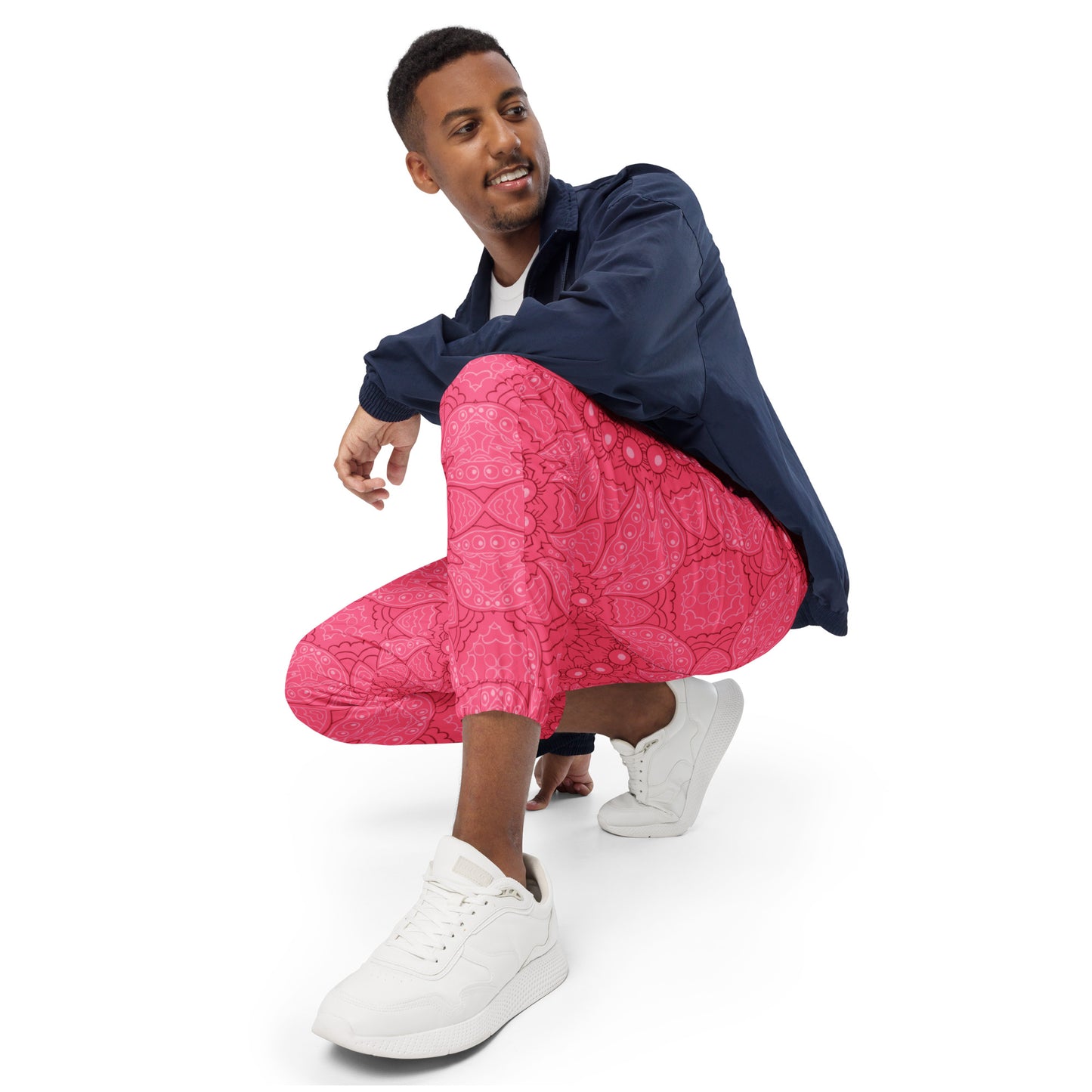 Unisex track pants Activewear Adult Rich Pink in Color