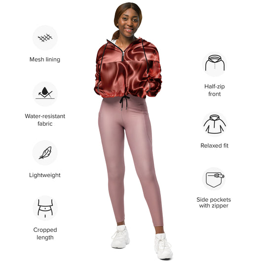 Women’s cropped windbreaker Adult/Teen Activewear