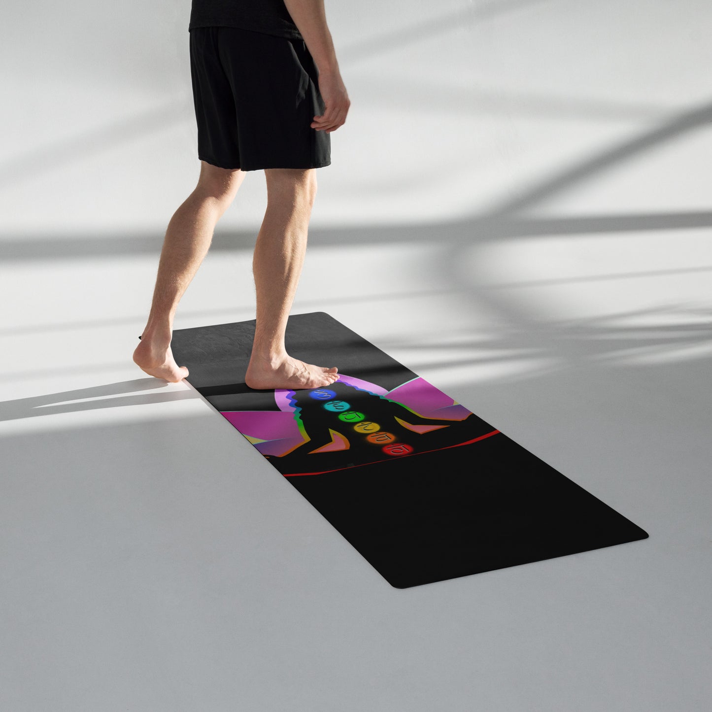 Yoga mat Adult unisex colorful reds green yellow blue purple black Accessories