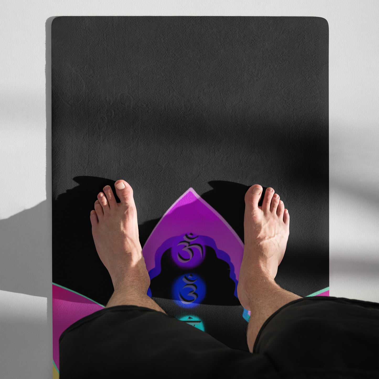 Yoga mat Adult unisex colorful reds green yellow blue purple black Accessories