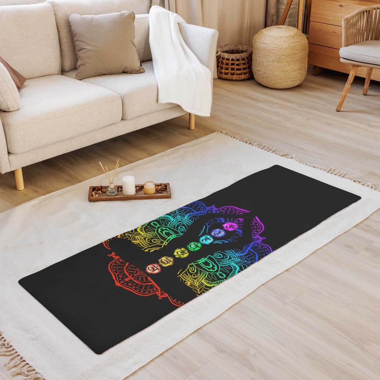 Yoga mat adult unisex with red blue green yellow black purple Accessories