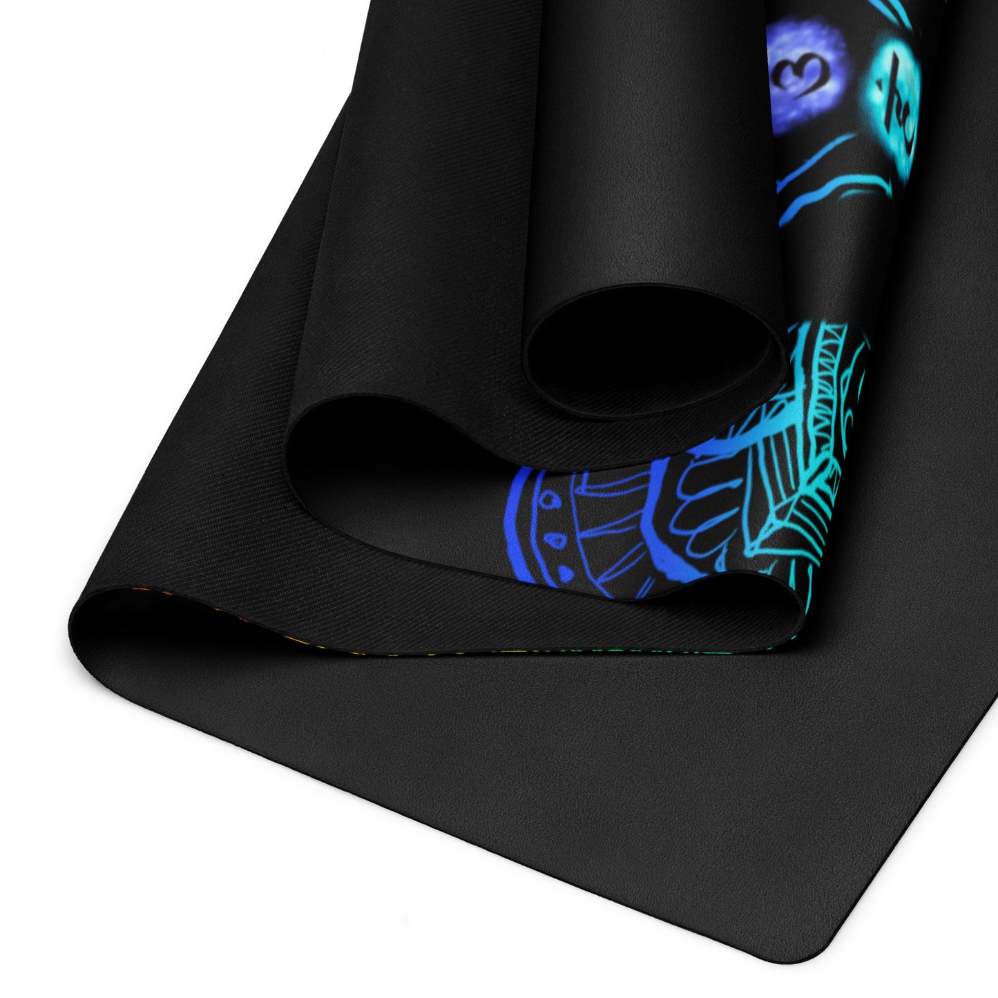 Yoga mat adult unisex with red blue green yellow black purple Accessories