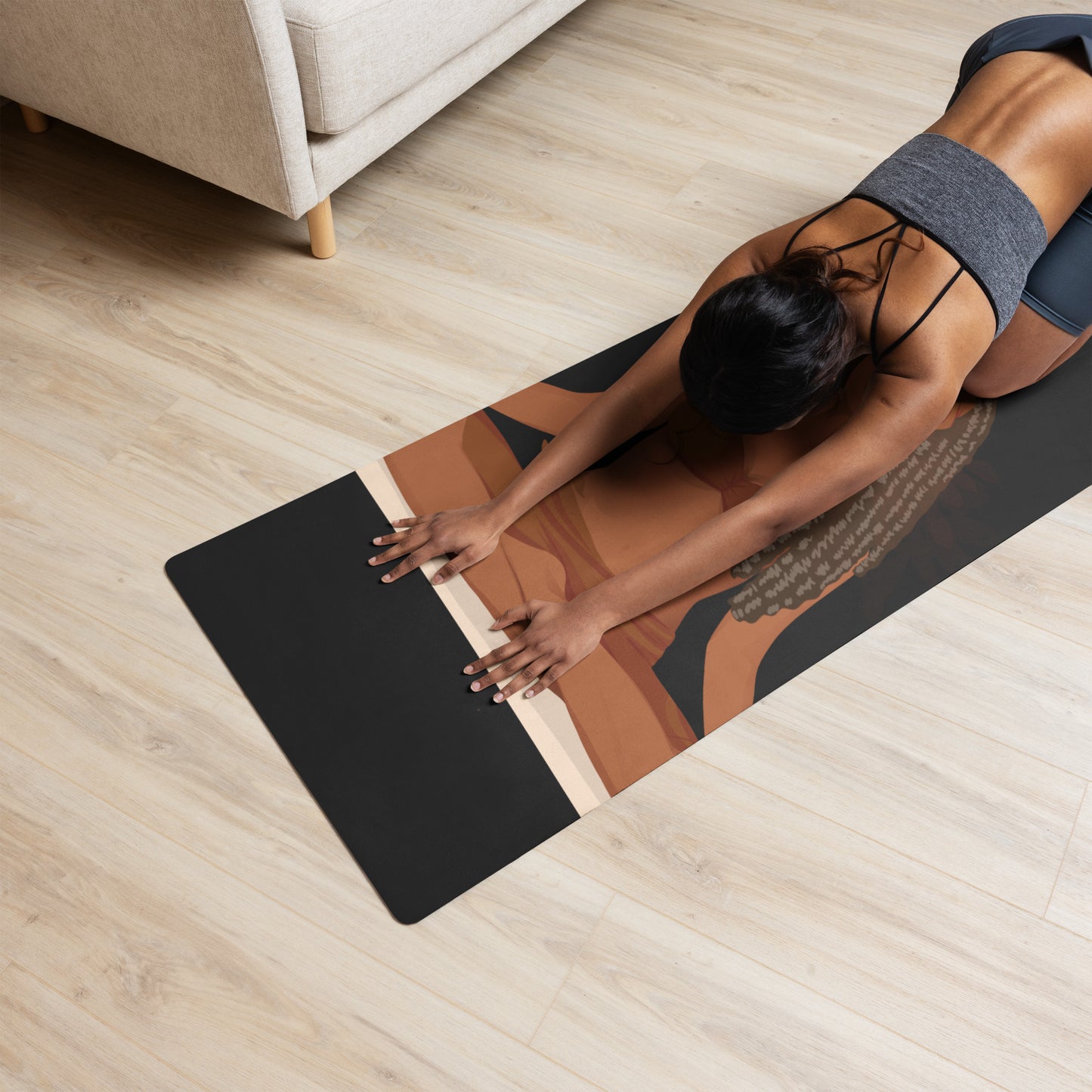 Yoga mat colors brown tan black dark brown Unisex Adult Accessories