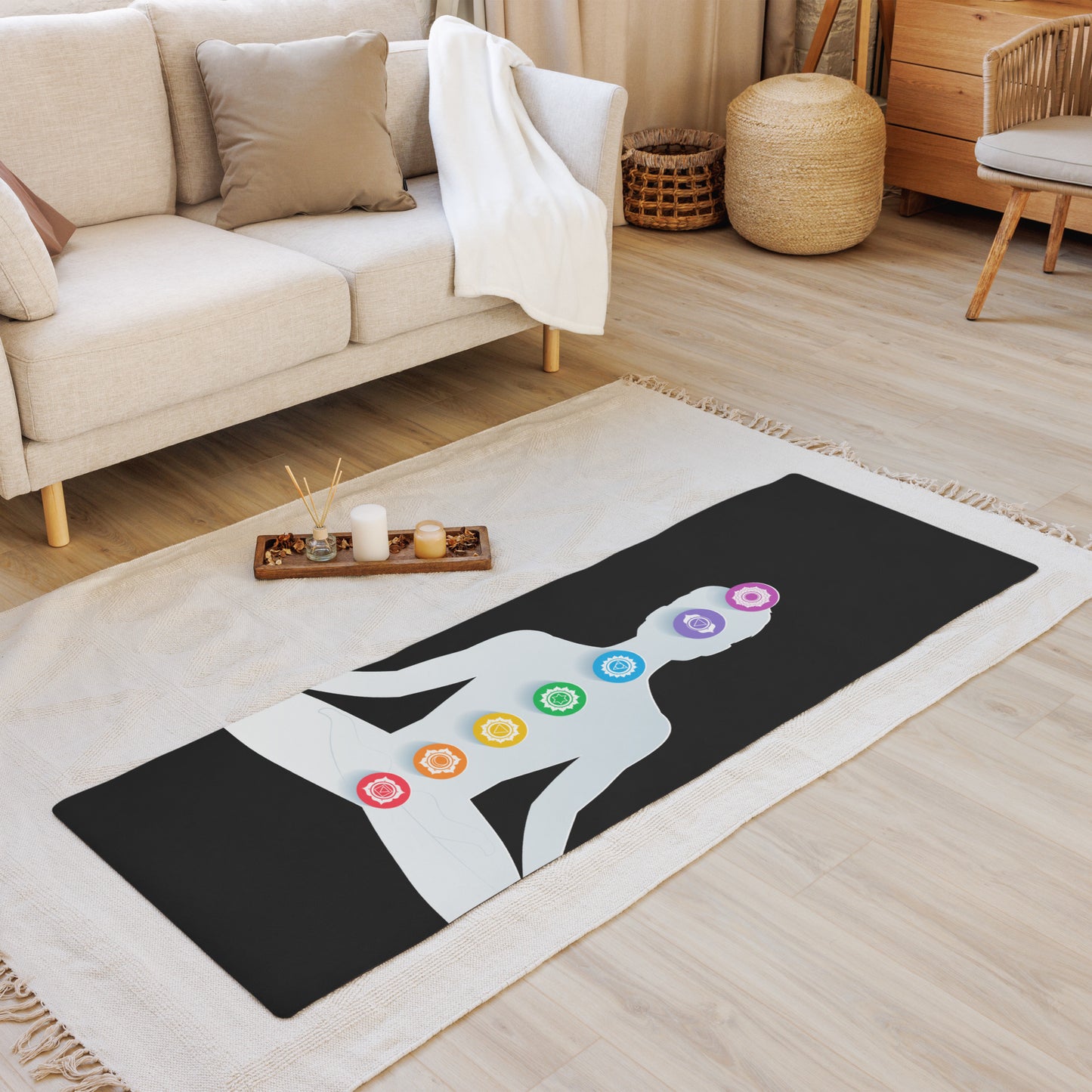 Yoga mat adult unisex colors red blue green purple black Accessories