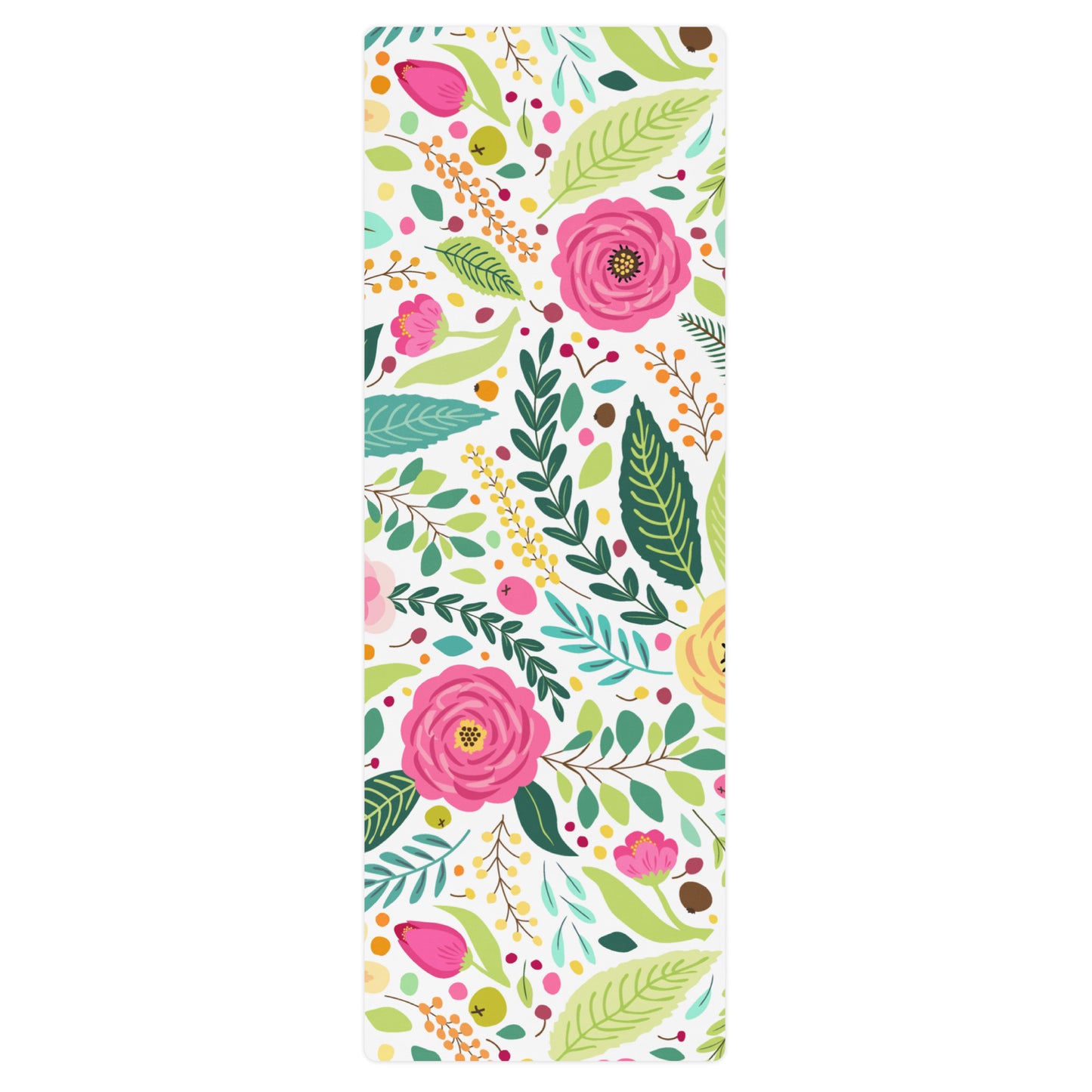 Yoga mat adult unisex colors pinks yellow greens white purple Accessories