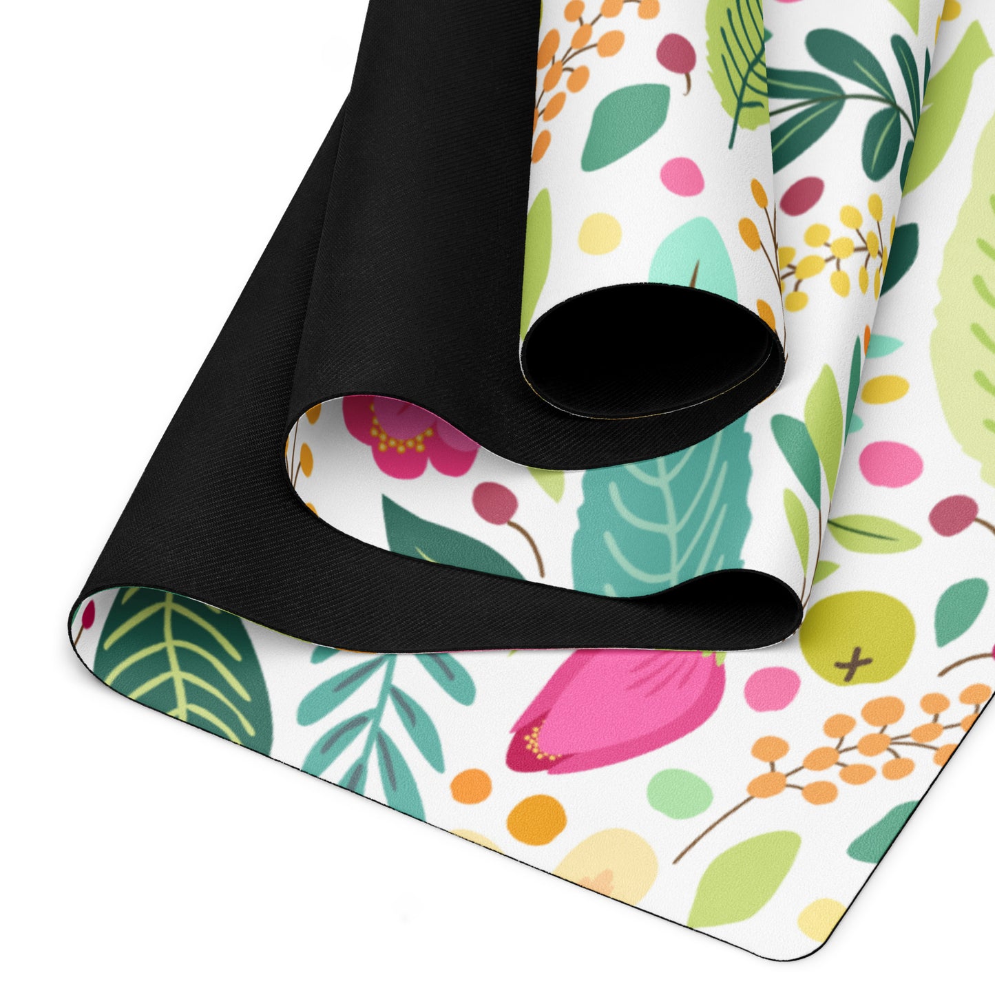 Yoga mat adult unisex colors pinks yellow greens white purple Accessories