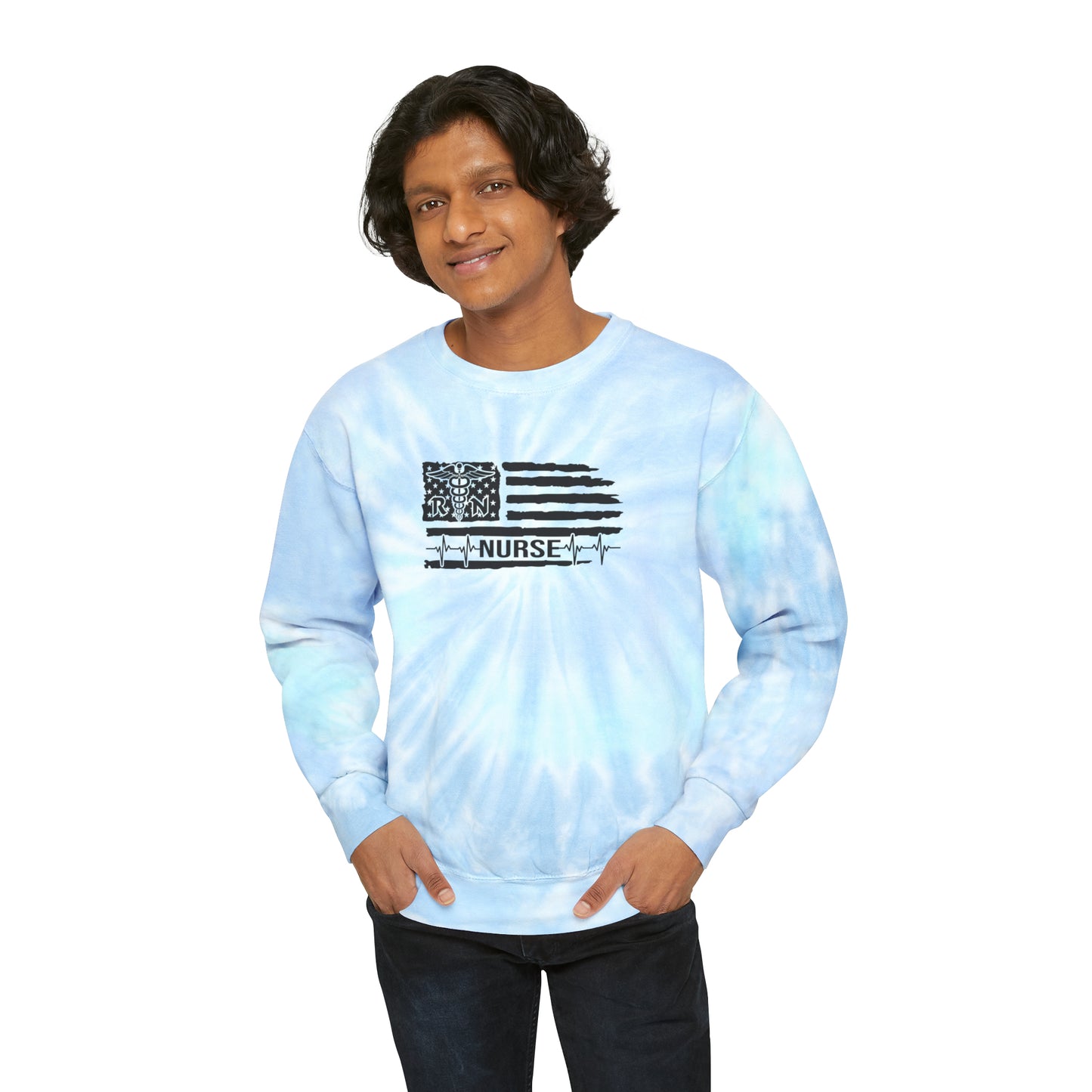 Unisex Tie-Dye Sweatshirt Adult Activewear