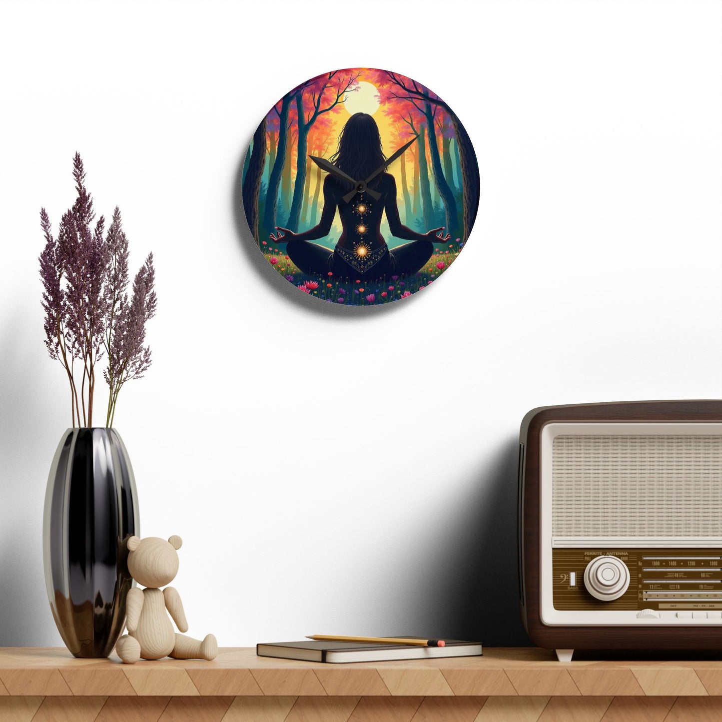 Meditation Wall Clock