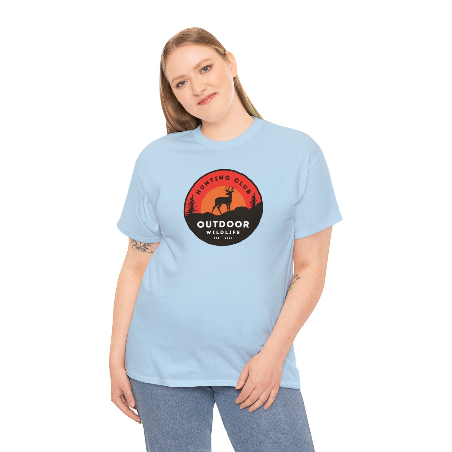 Unisex Heavy Cotton Tee Adult/Teen Activewear For That Outdoor Lover Shirt Comes In Many Colors