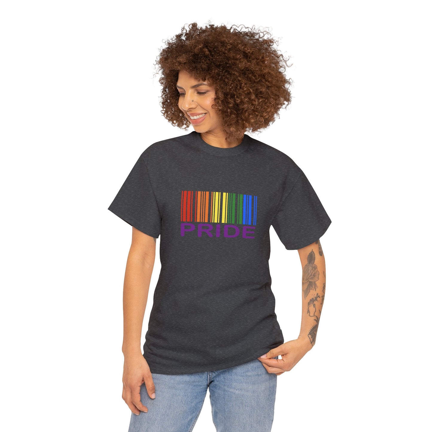 Unisex Heavy Cotton Tee Adult/Teen Activewear Comes In Two Colors