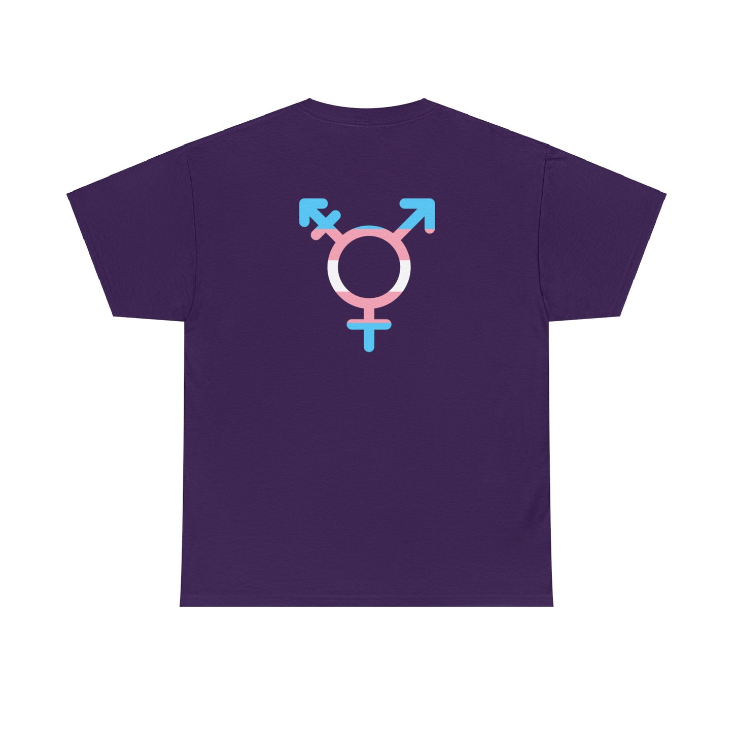 Unisex Heavy Cotton Tee  Design On Both Sides Adult/Teen Activewear Comes In Various Colors