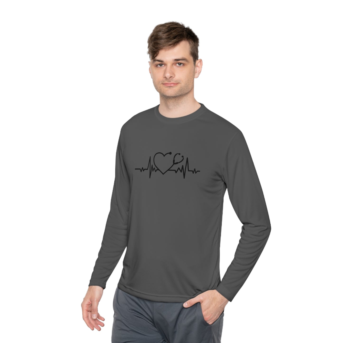 Unisex Lightweight Long Sleeve Tee Adult Activewear