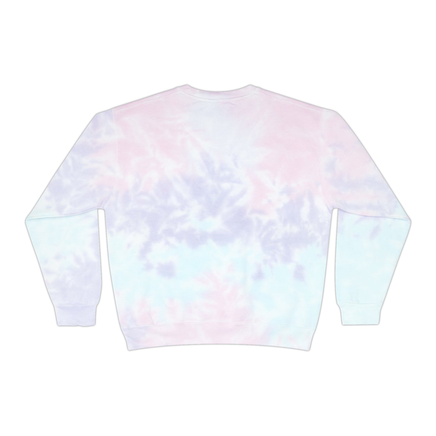 Unisex Tie-Dye Sweatshirt ADULT/TEEN CREWNECK ACTIVEWEAR BEST FRIENDS FOREVER IN PINK WHITE LETTERS PEACH HANDS PINKY PROMISE