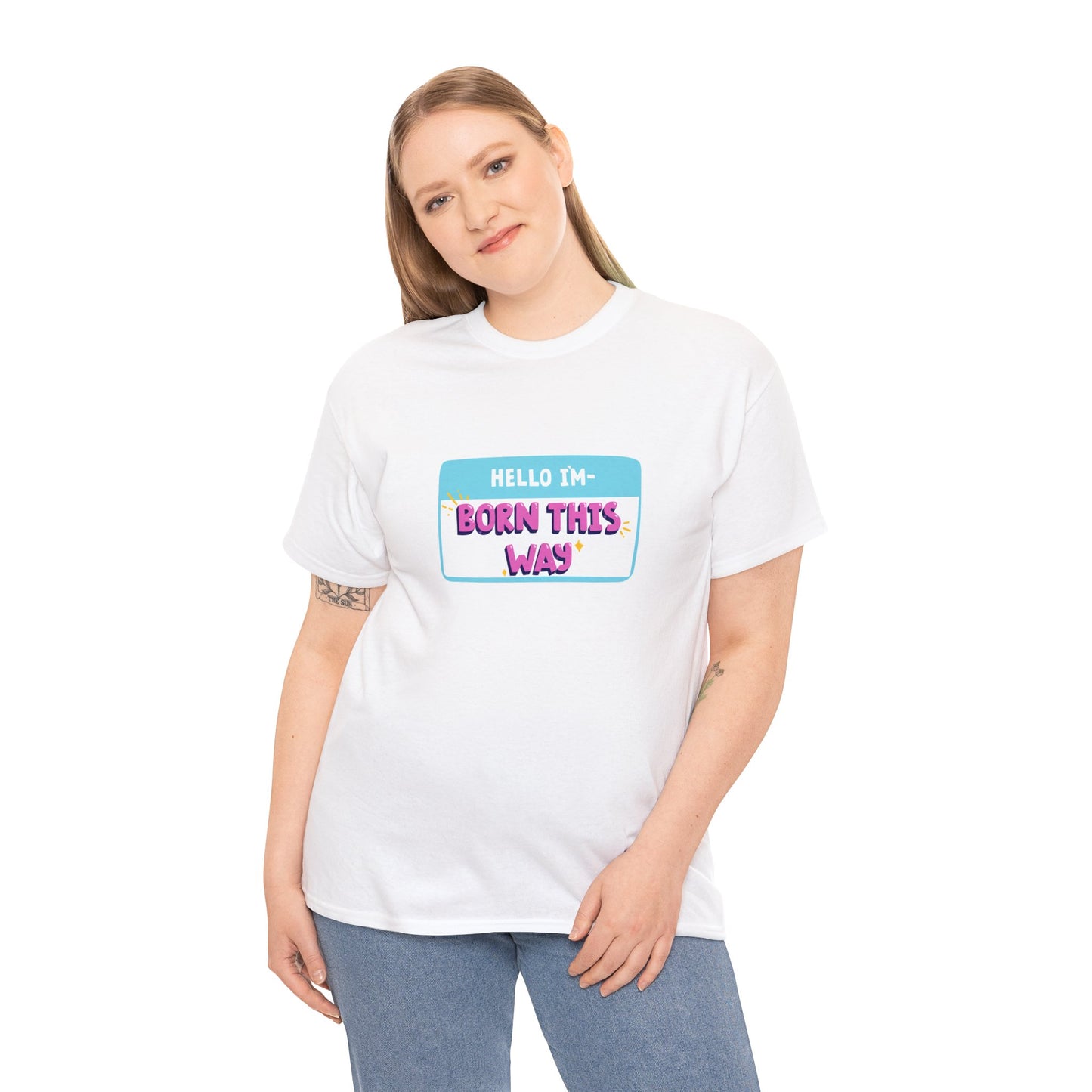 Unisex Heavy Cotton Tee  Design On Both Sides Adult/Teen Activewear Comes In Various Colors