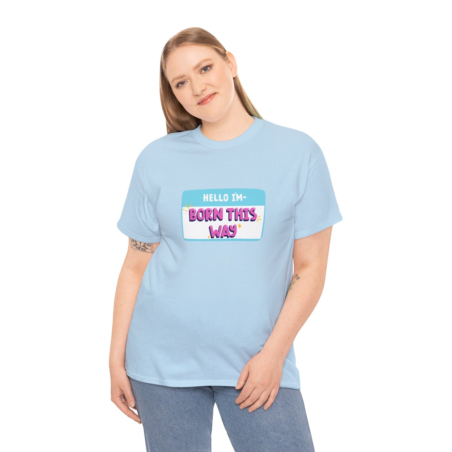 Unisex Heavy Cotton Tee  Design On Both Sides Adult/Teen Activewear Comes In Various Colors