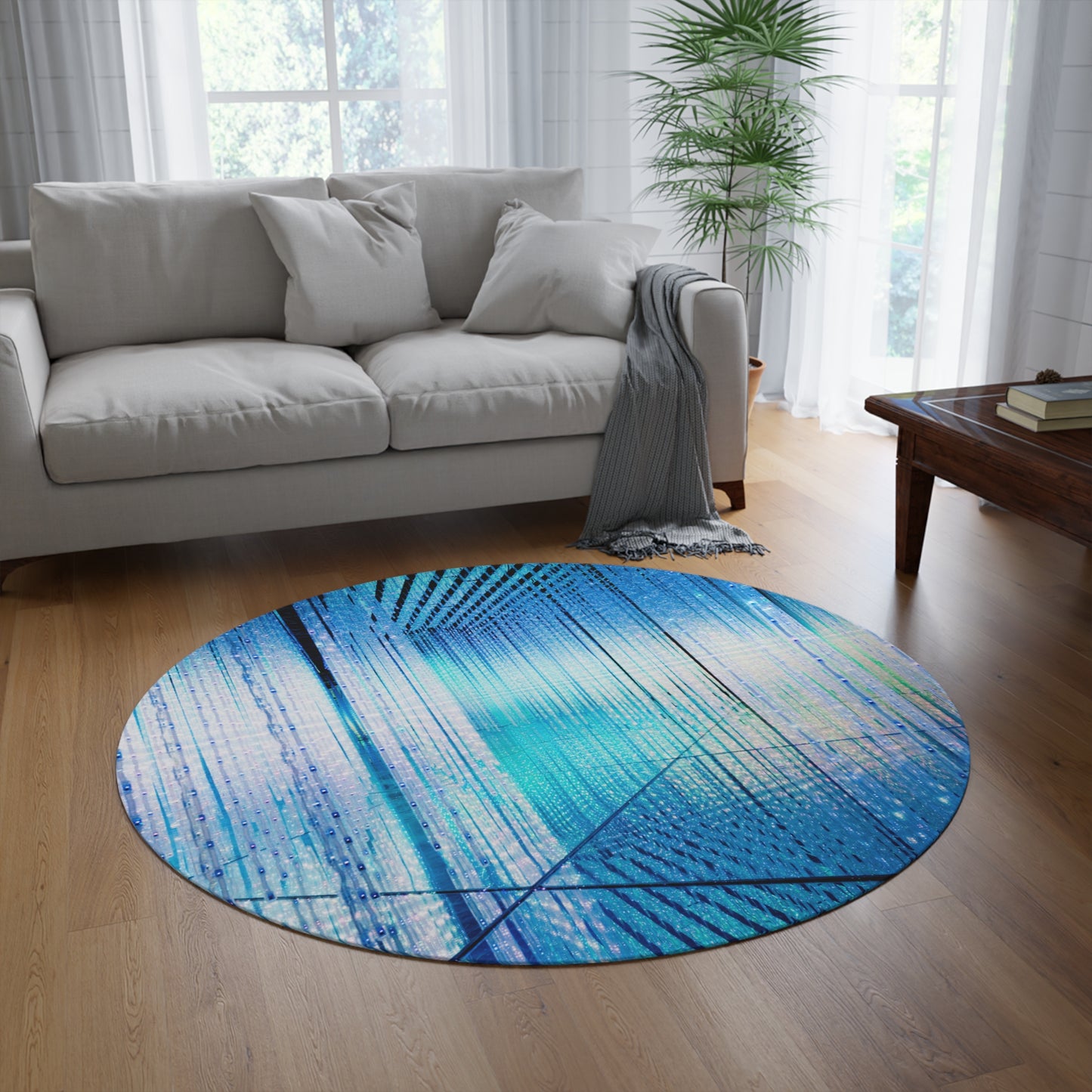 Round Rug Has Matching Products Sold Separate. One Comforter Two Pillow Sams And A Lamp, With Shipping Under 268$. Pick Your Own Image For Free Please Call, Matching Rugs Curtains And Clocks Also Available