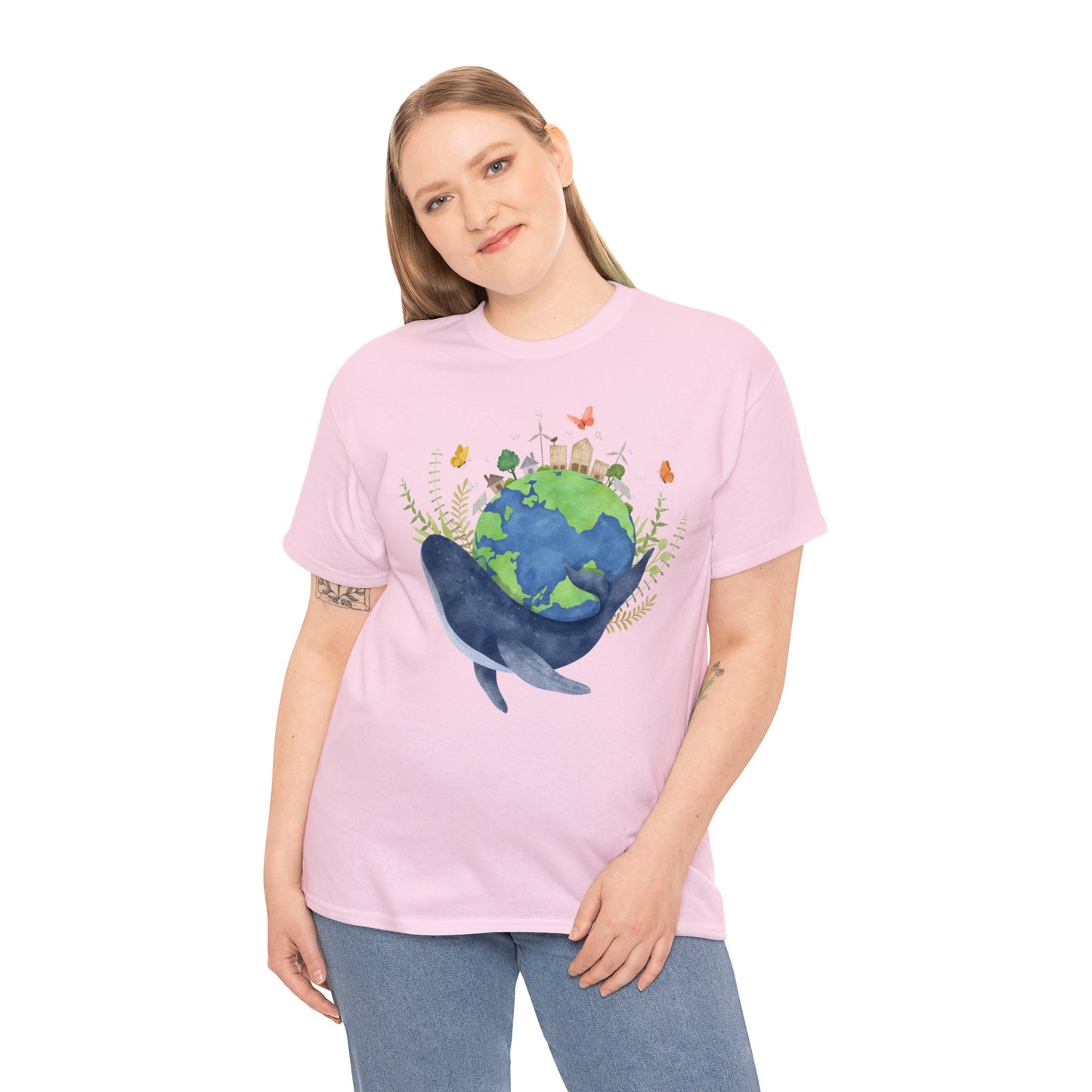 Unisex Heavy Cotton Tee Adult/Teen Activewear Shirt Comes In Many Colors