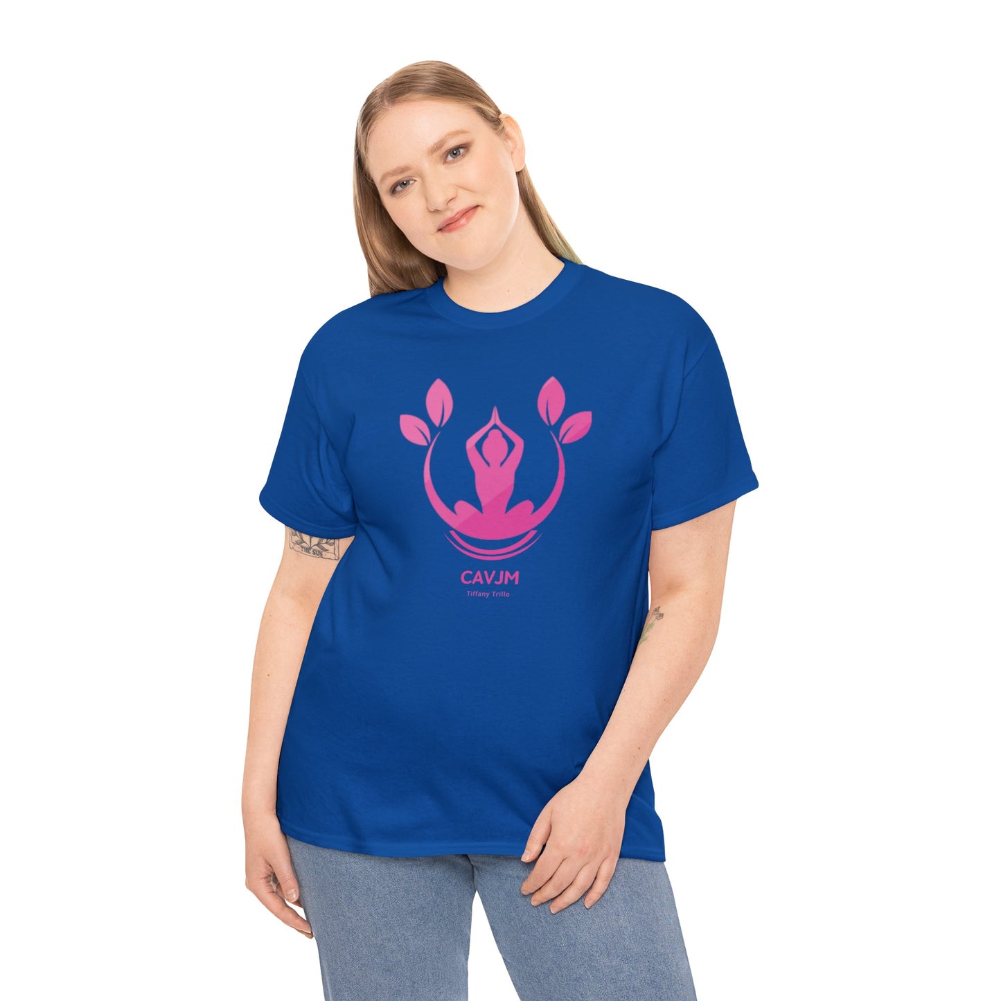 Unisex Heavy Cotton Tee Adult/Teen Activewear Yoga Lovers Shirt Comes In Many Colors