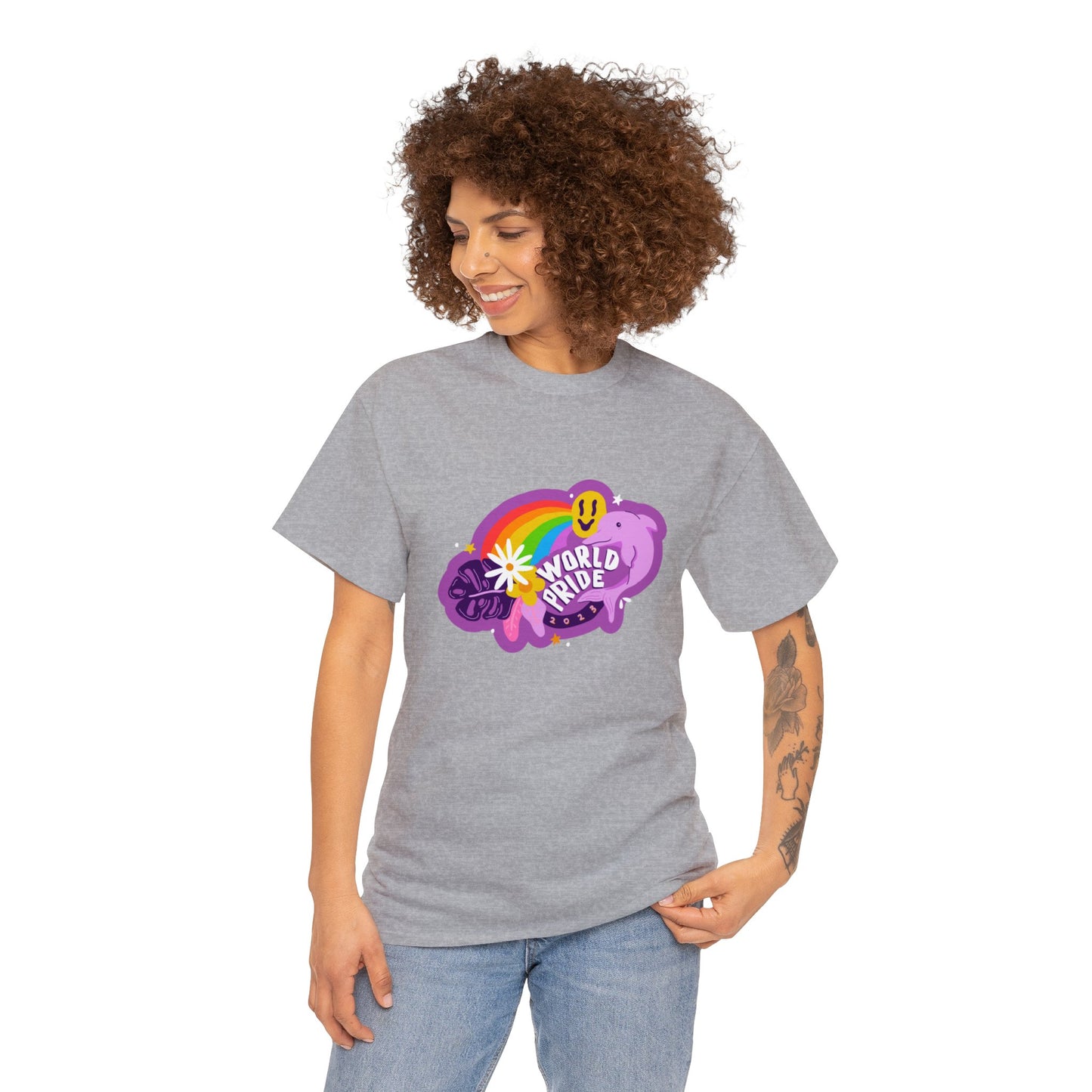 Unisex Heavy Cotton Tee Adult/Teen Activewear Comes In Many Colors