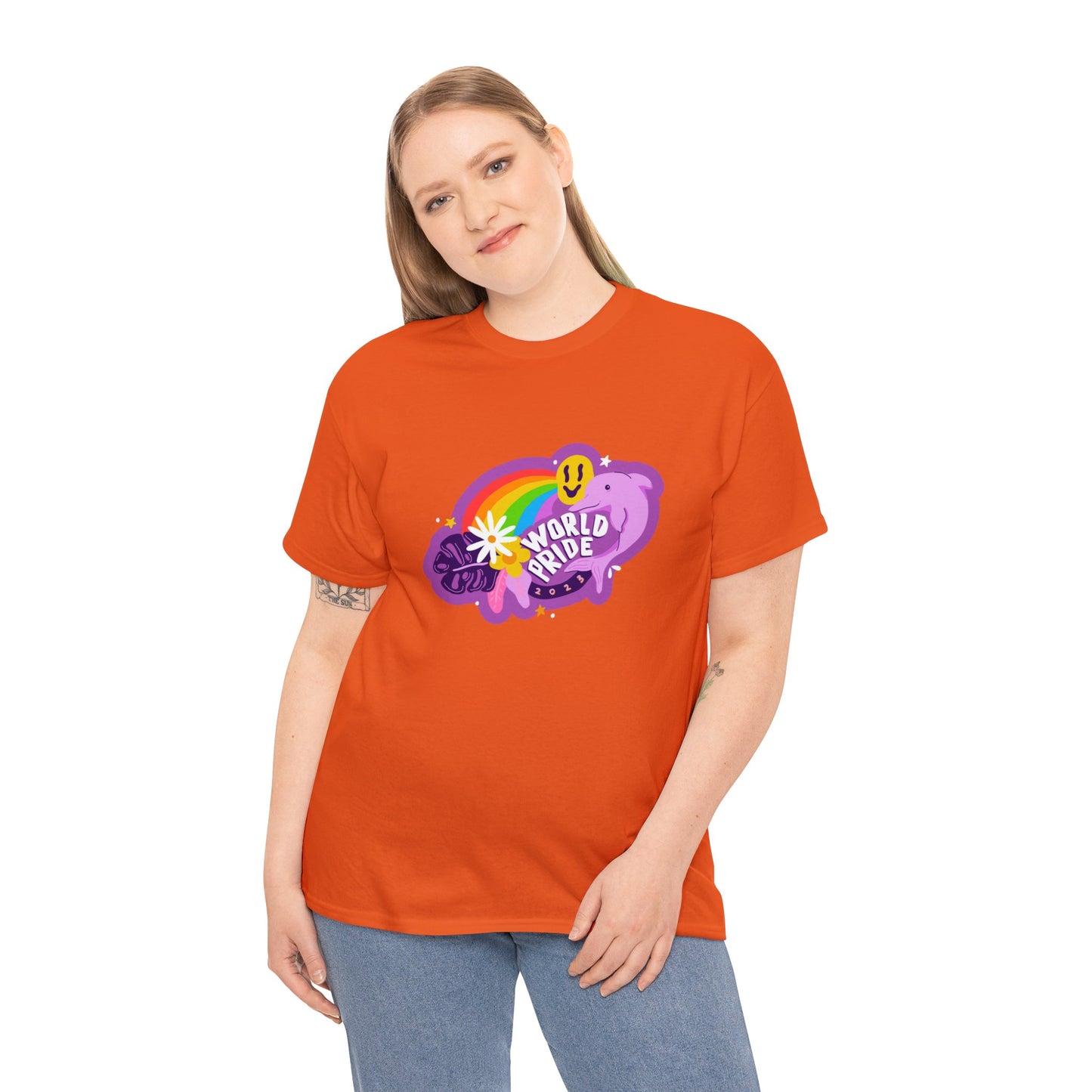 Unisex Heavy Cotton Tee Adult/Teen Activewear Comes In Many Colors