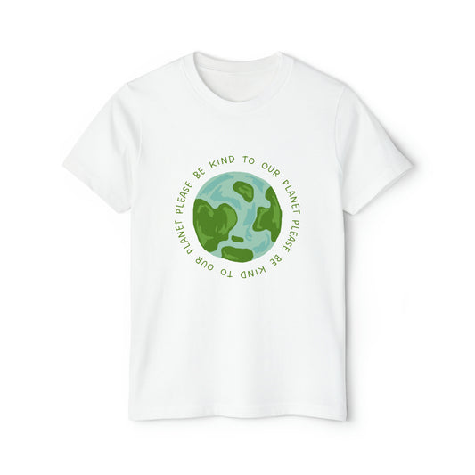 Youth Short Sleeve Holiday Outfit Set Sleepwear Please Be Kind To Our Planet ( These Children Are Our Future )