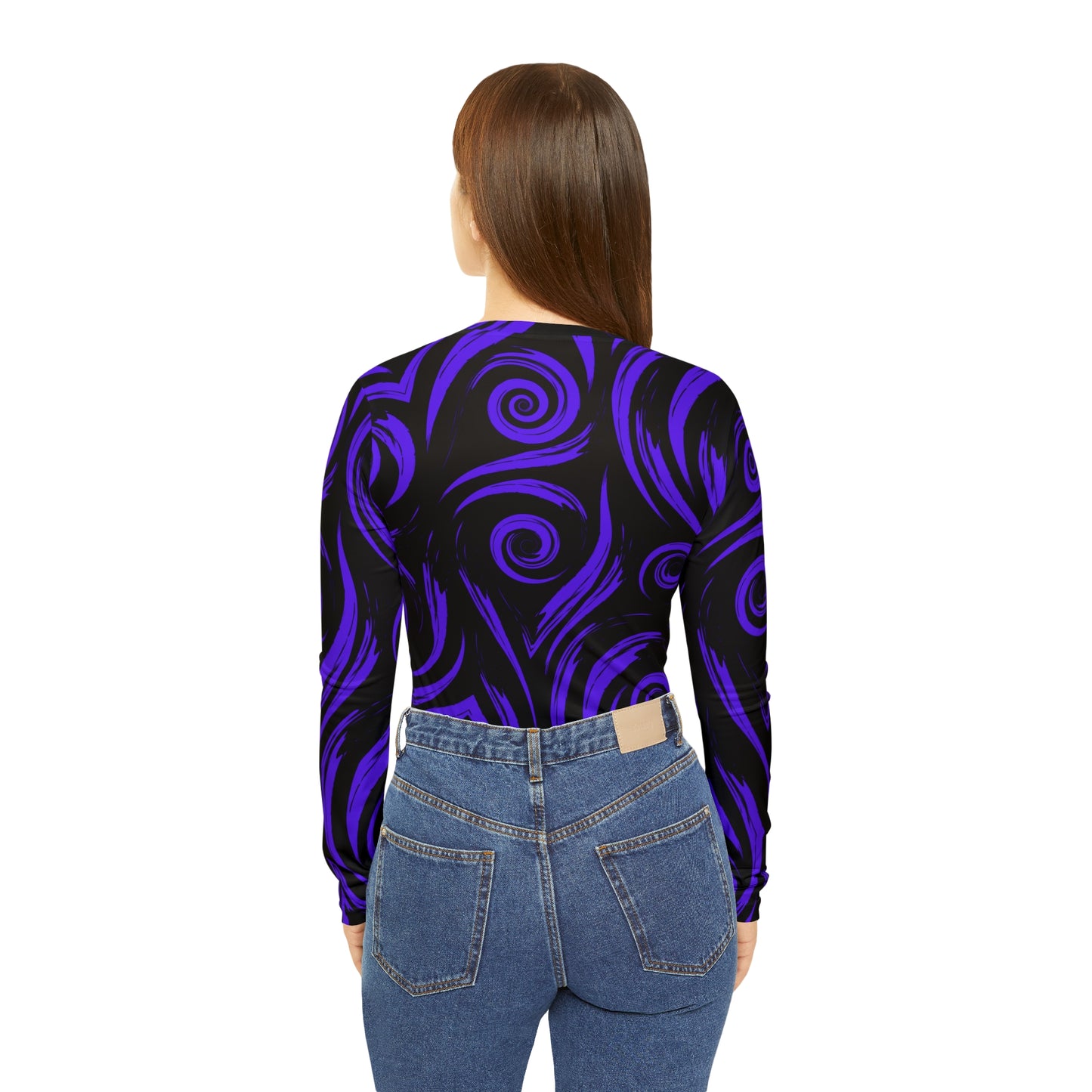 Women's Long Sleeve V-neck Shirt (AOP)