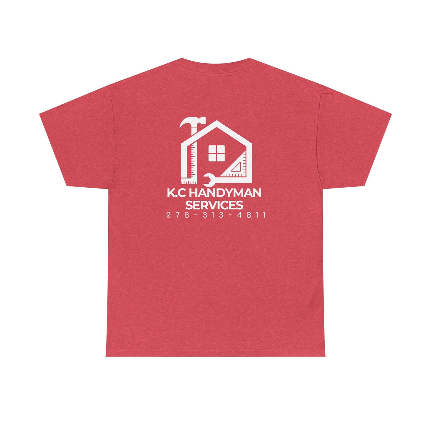 For K.C. HANDYMAN SERVICES ONLY Unisex Heavy Cotton Tee - Casual Comfort, Everyday Wear, Gift for Friends, Summer Wardrobe, Trendy Fashion Statement