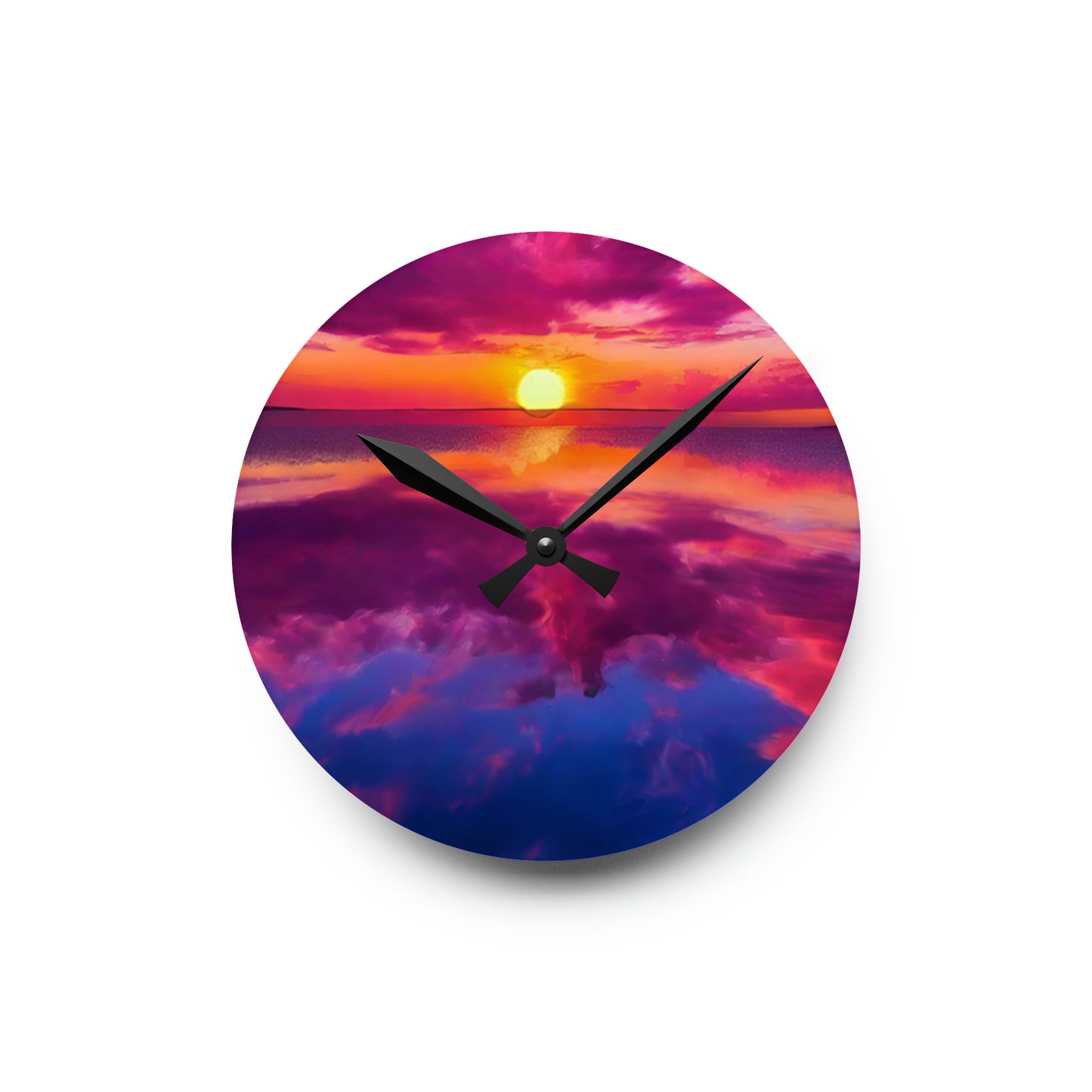 Acrylic Wall Clock Matching Products Available. Bring Your Own Image For Free. Love a Print and Want It On a Different Products Just Call 1-603-377-1833