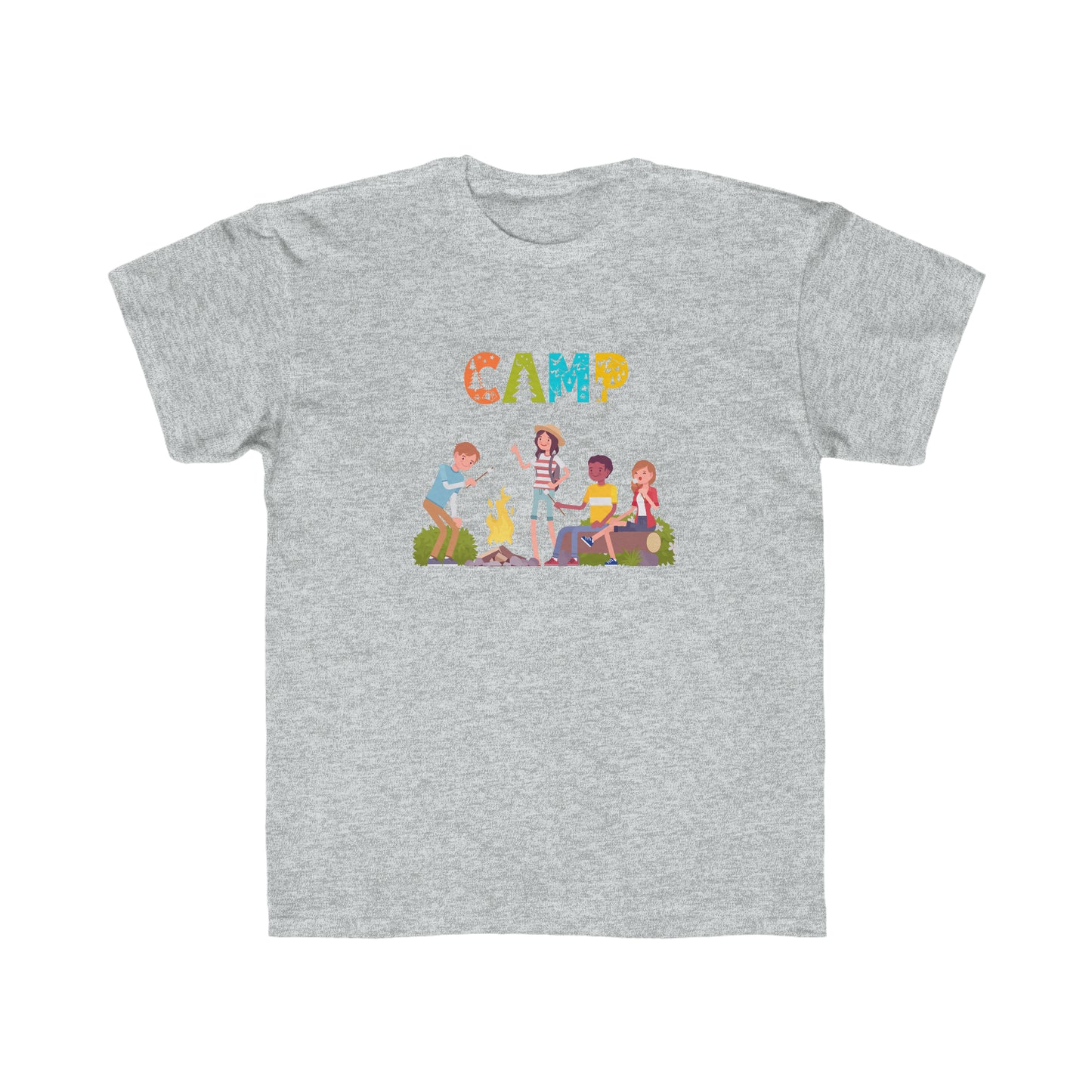 Kids Regular Fit Tee Unisex Activewear Under 12$ Comes In Many Colors Great For Camping And Summer