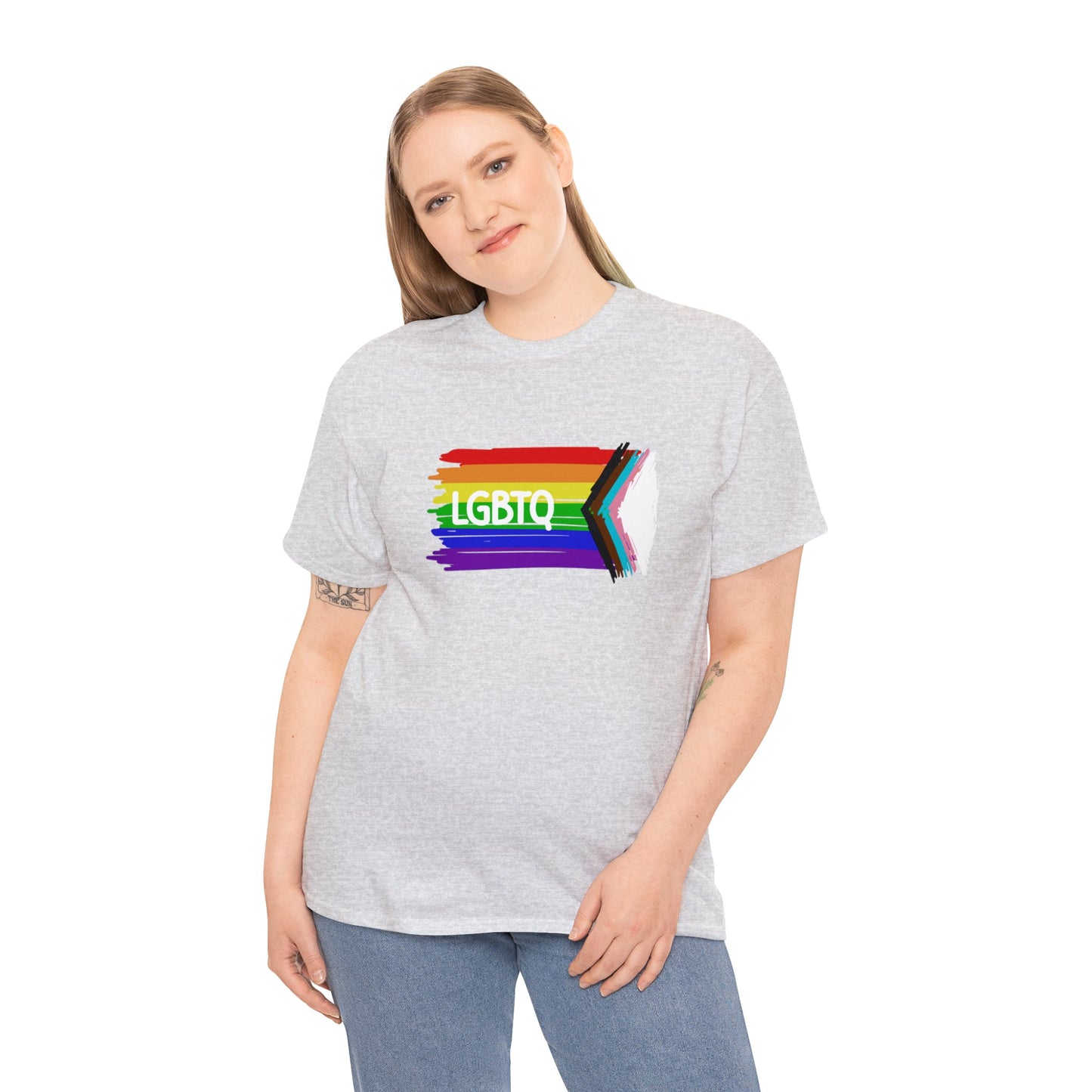 Unisex Heavy Cotton Tee Adult/Teen Activewear Celebrate Pride