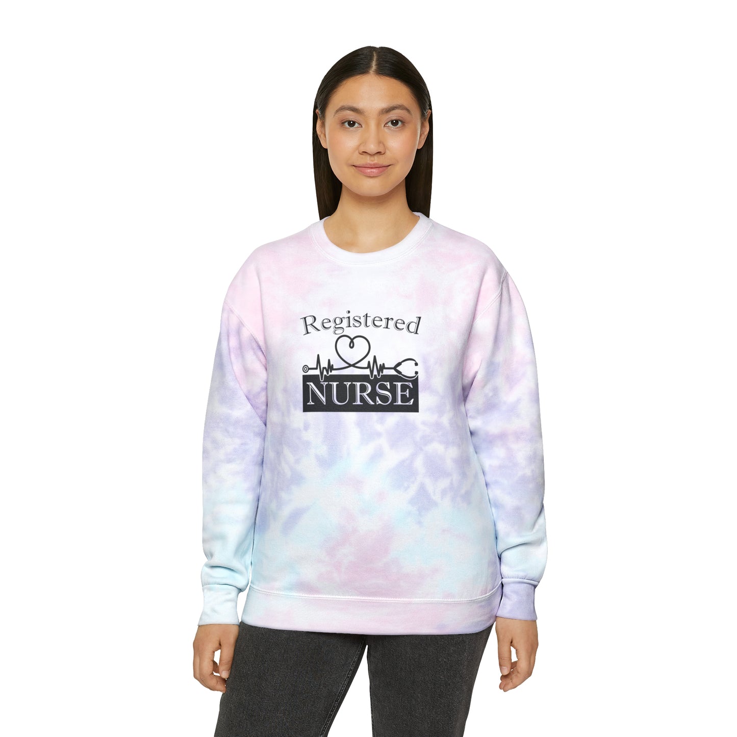 Unisex Tie-Dye Sweatshirt Adult Activewear