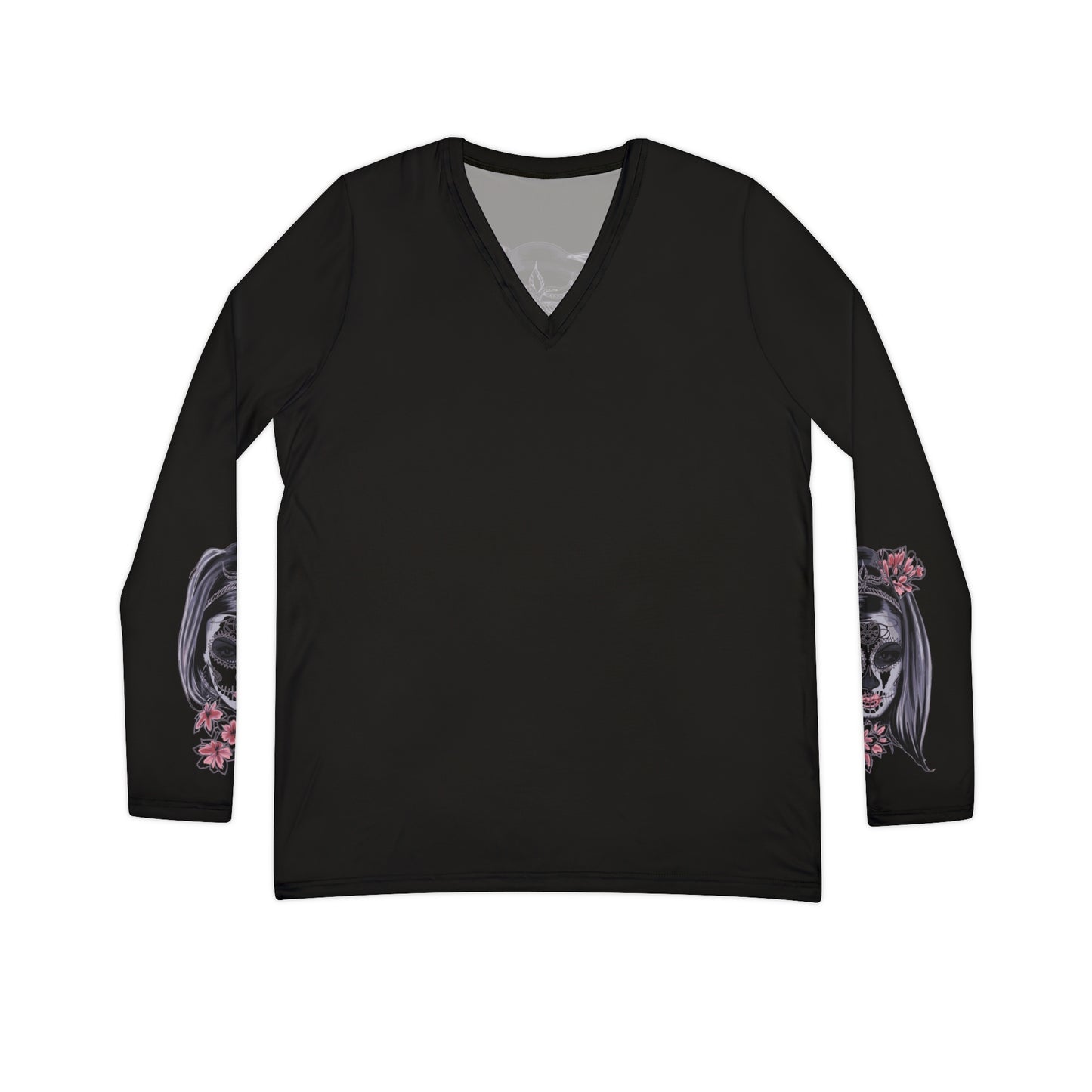 Women's Long Sleeve V-neck Shirt (AOP)