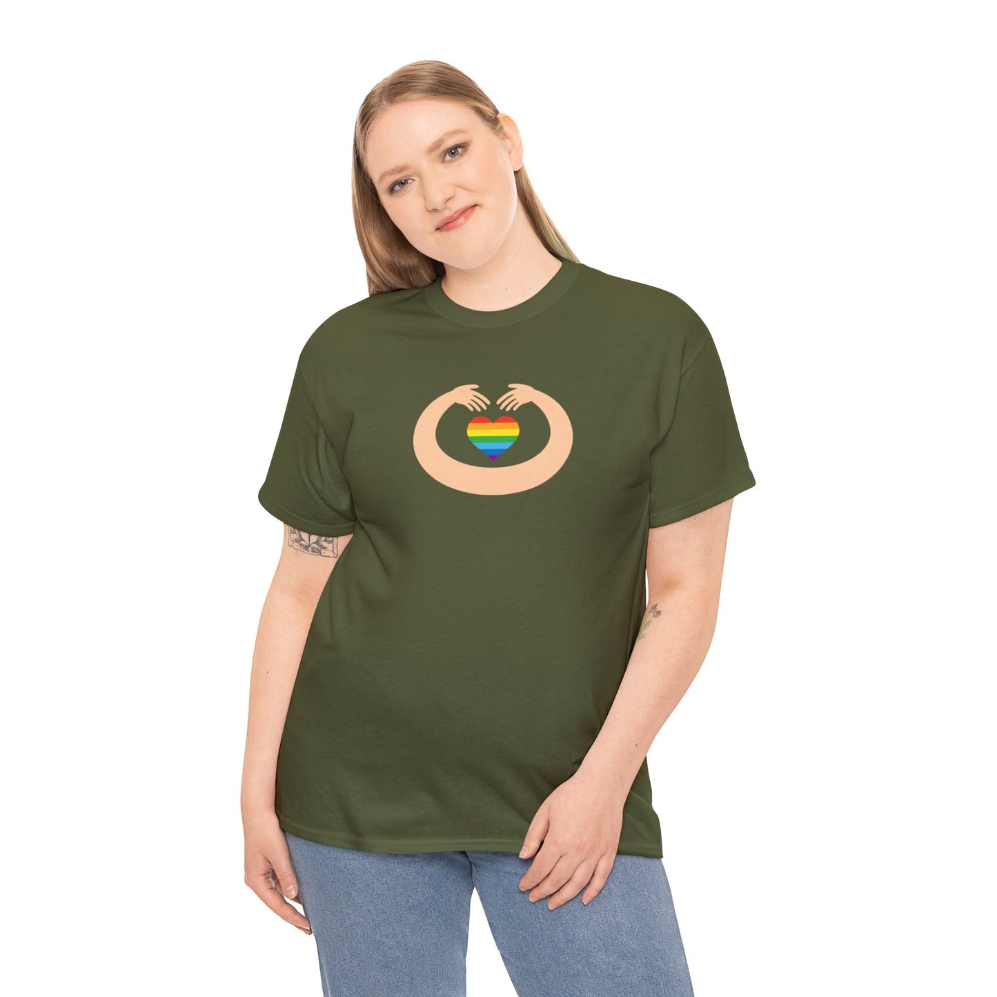 Unisex Heavy Cotton Tee  Adult/Teen Activewear Great Quality Low Prices Most Tees Under 12$ Comes In Many Colors LGBTQ