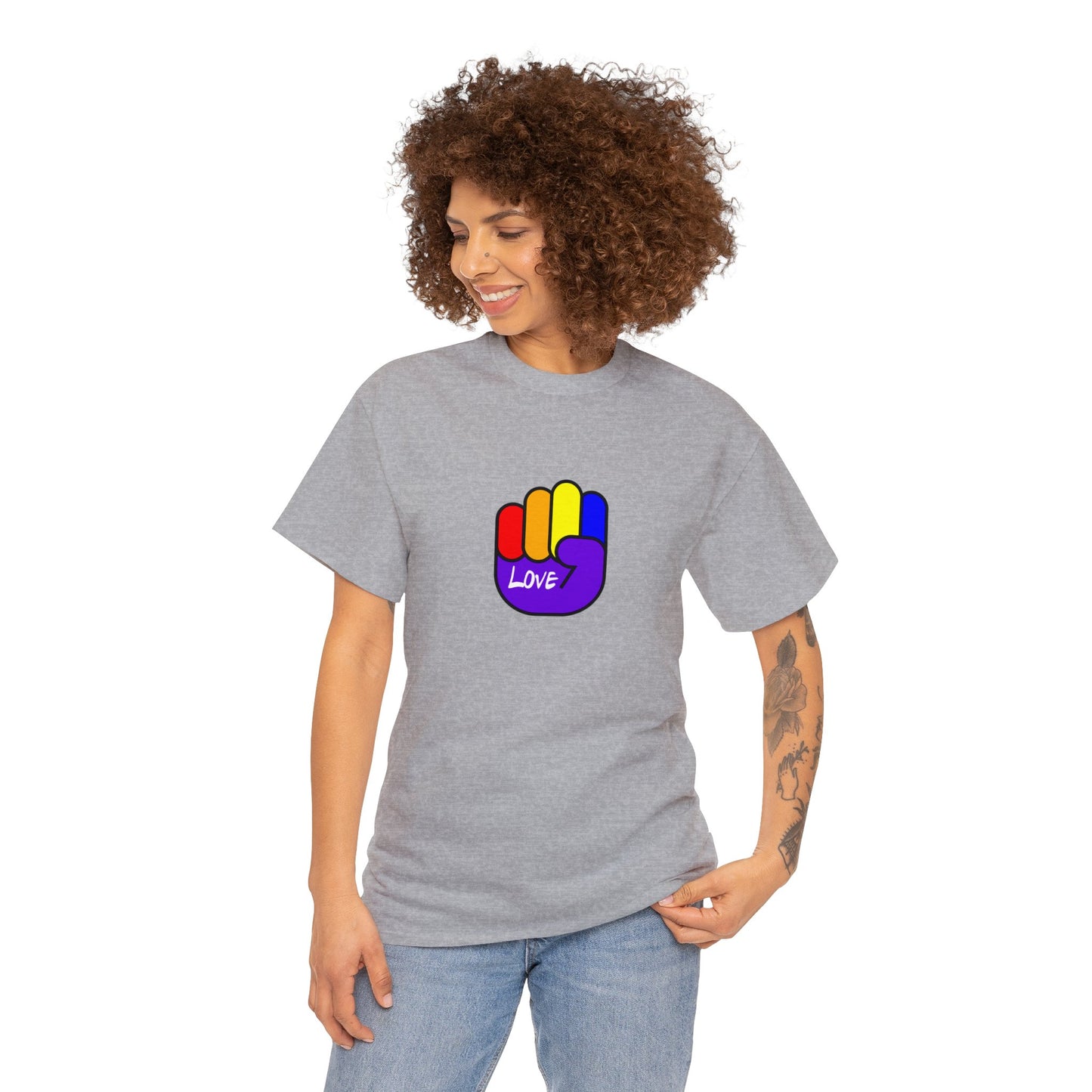 Unisex Heavy Cotton Tee Adult/Teen Activewear Comes In Two Colors