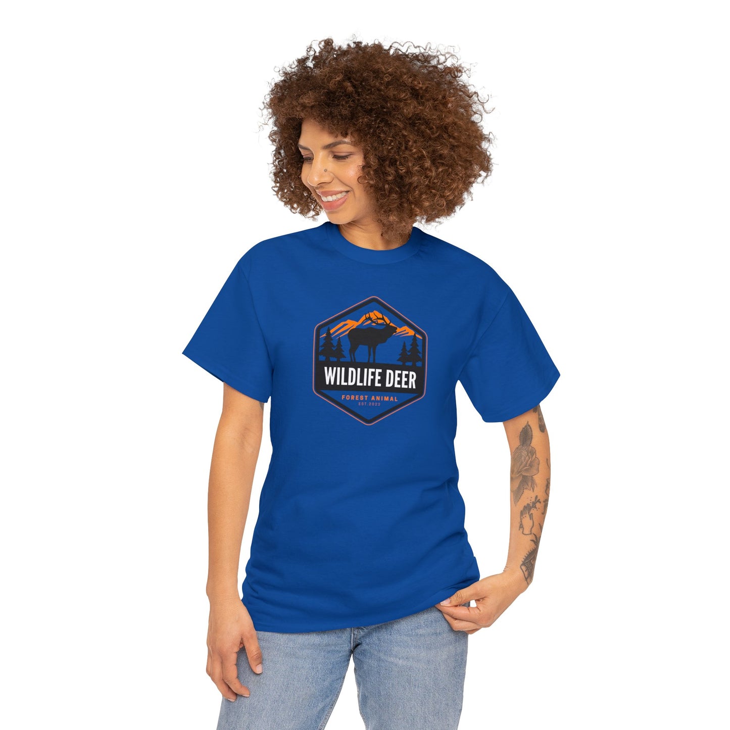 Unisex Heavy Cotton Tee Adult/Teen For That Outdoorsman Activewear Shirt Comes In Many Colors