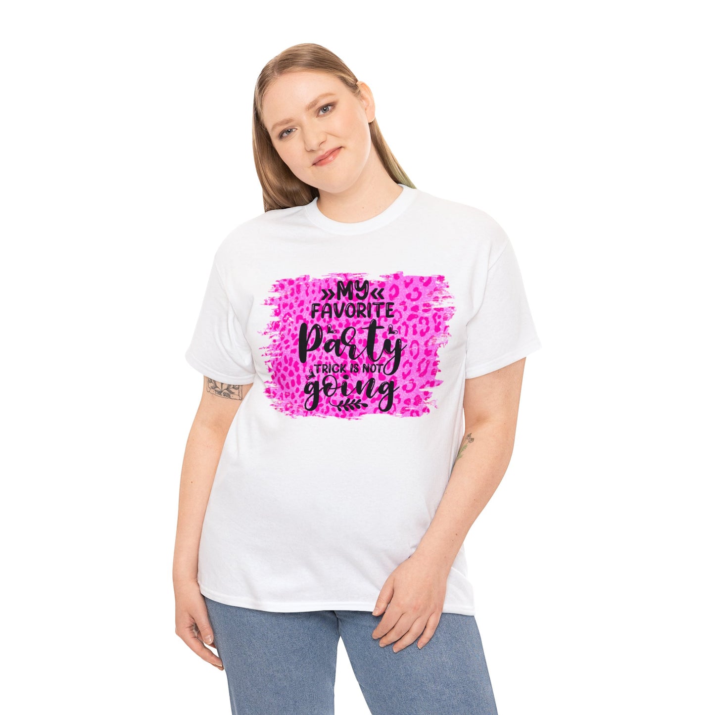 Unisex Heavy Cotton Tee Adult/Teen Activewear My Favorite Part Trick Is Not To Go