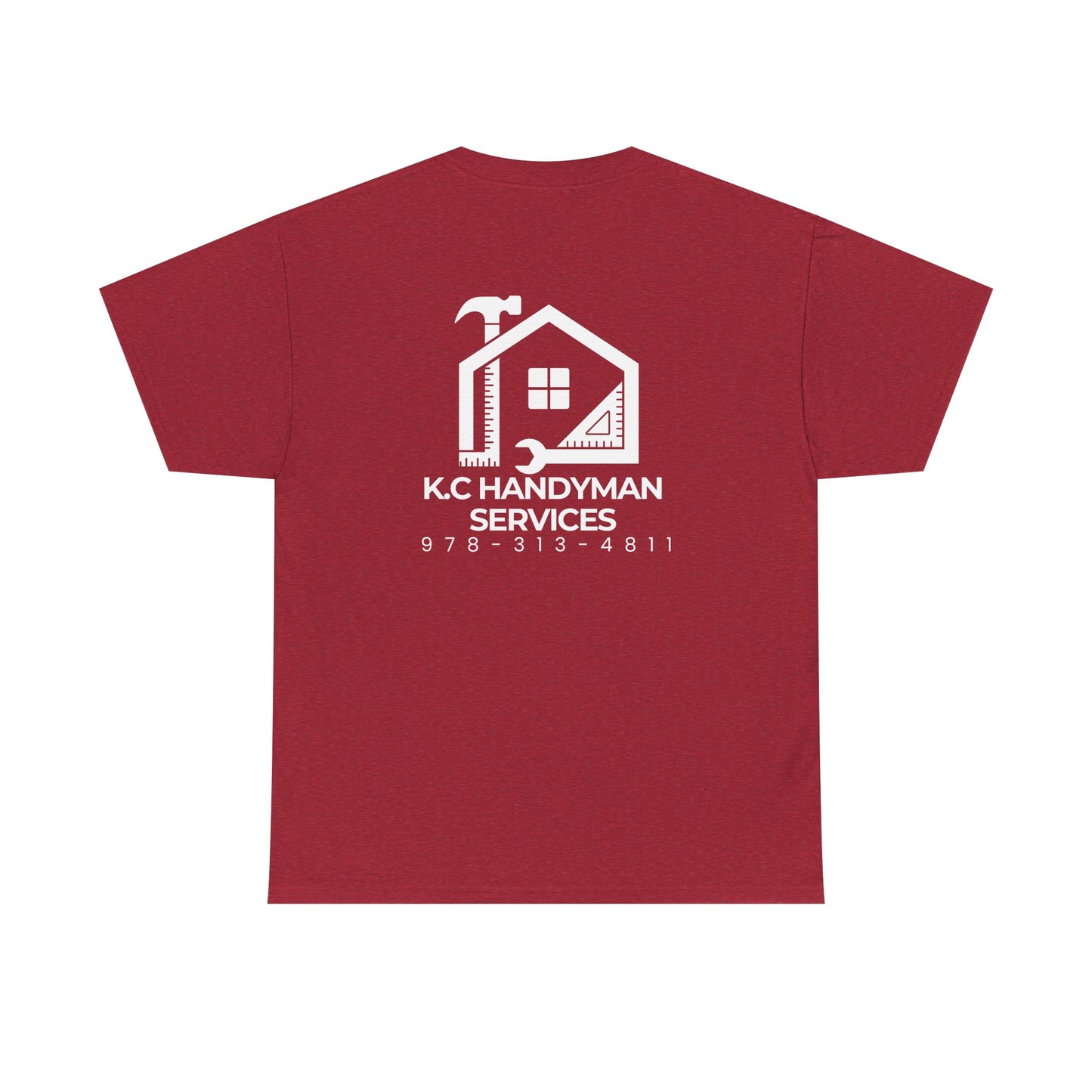 For K.C. HANDYMAN SERVICES ONLY Unisex Heavy Cotton Tee - Casual Comfort, Everyday Wear, Gift for Friends, Summer Wardrobe, Trendy Fashion Statement