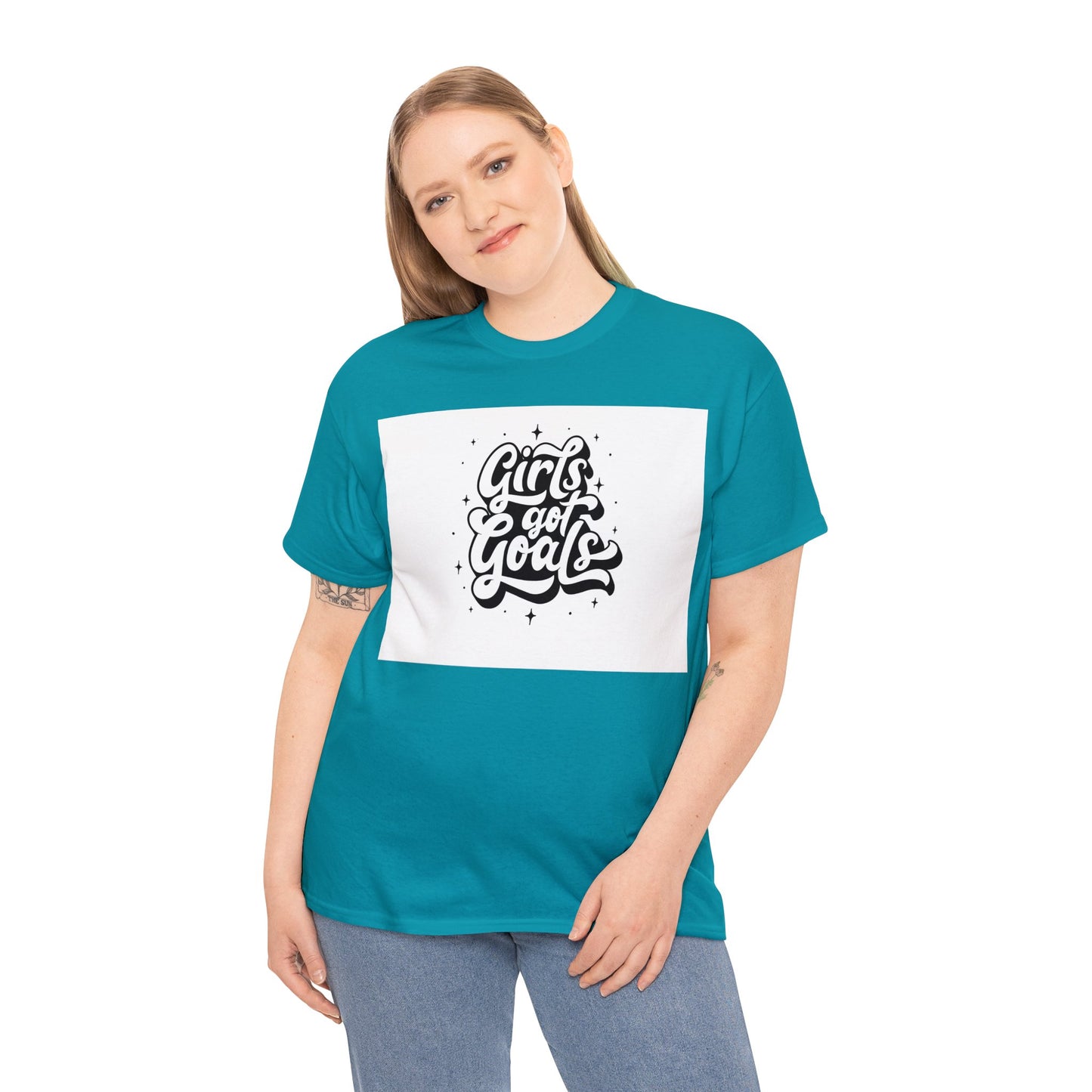 Unisex Heavy Cotton Tee Adult/Teen Activewear Shirt Comes In Many Colors